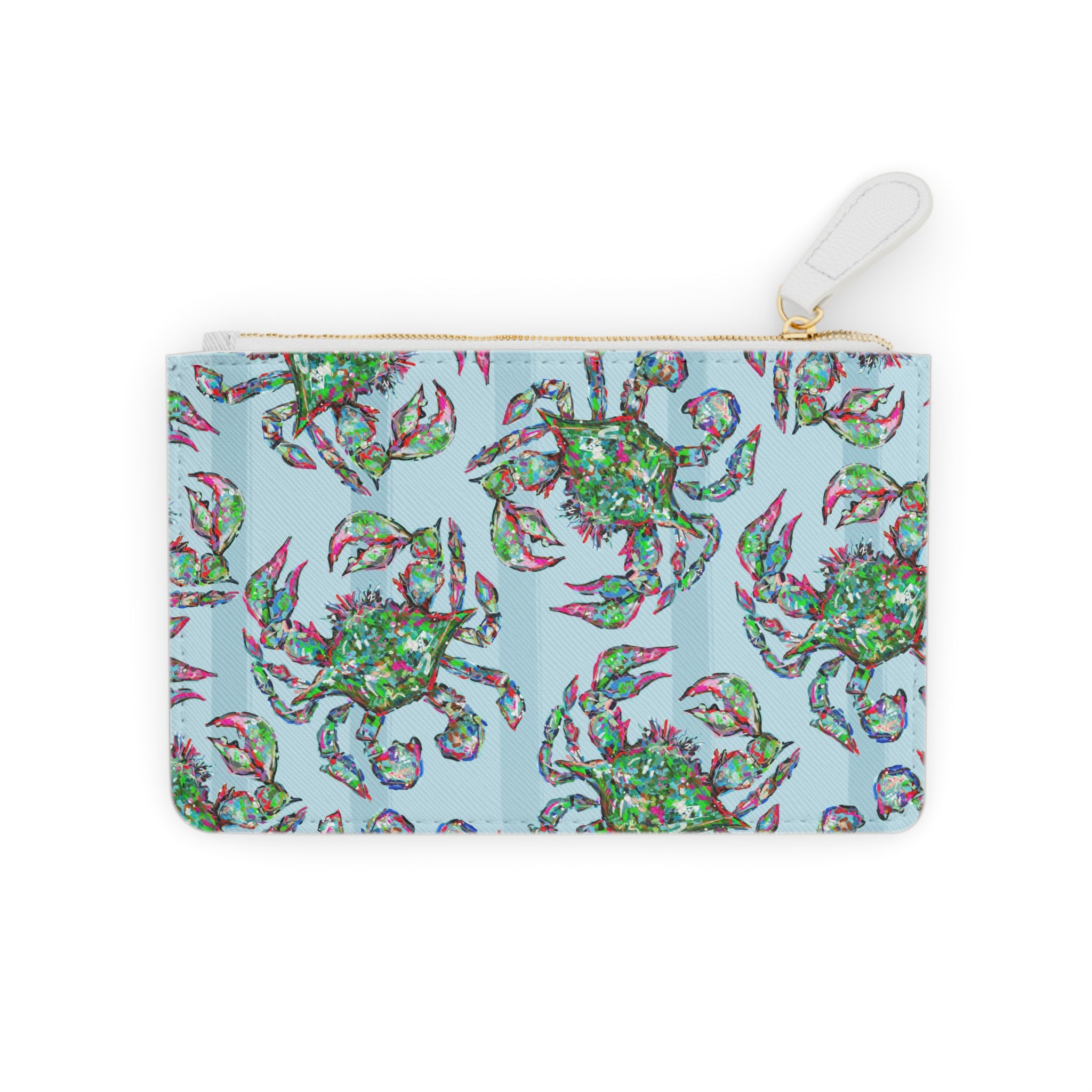 Blue Crabs Mini Clutch Bag