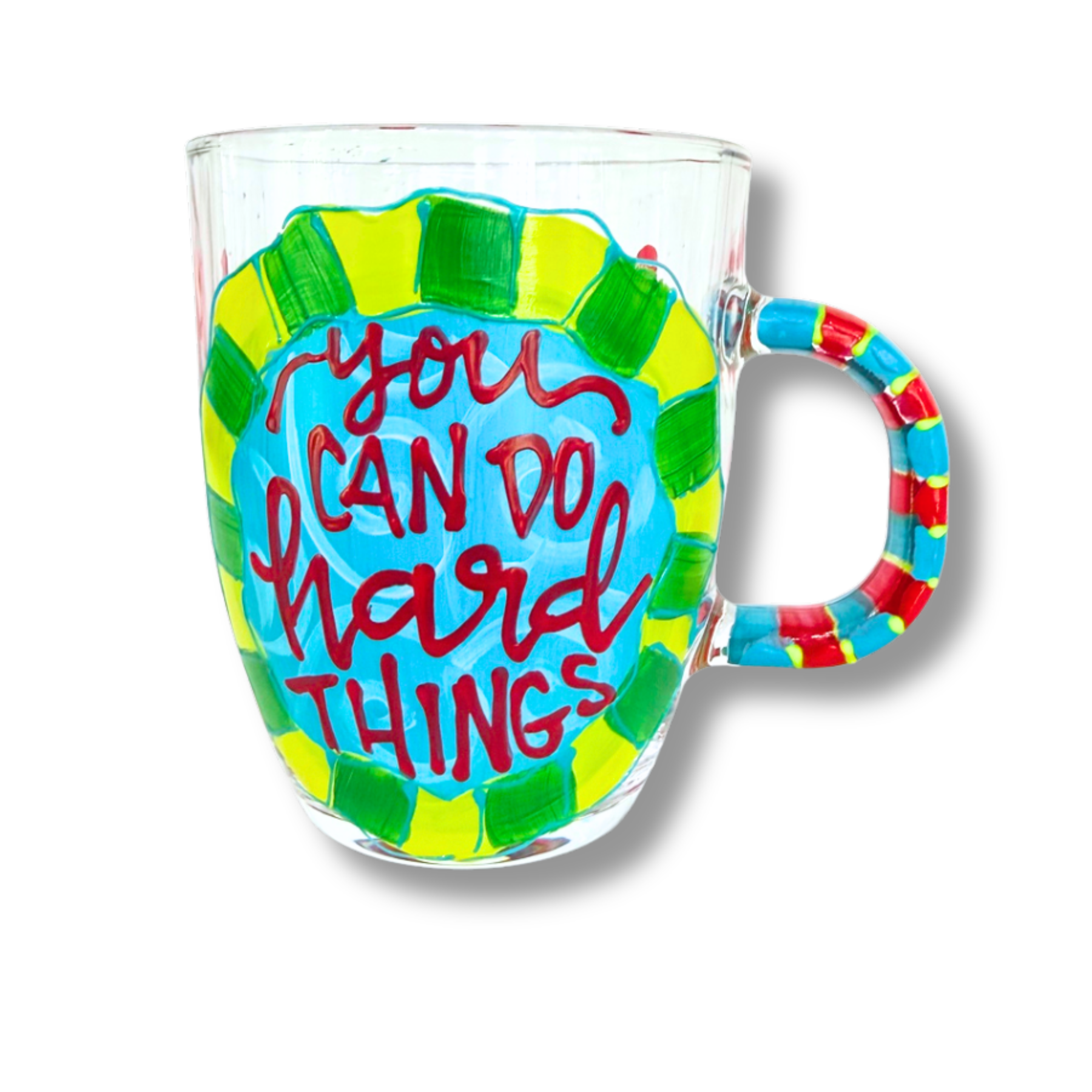 You Can Do Hard Things Hand Painted Coffee Mug