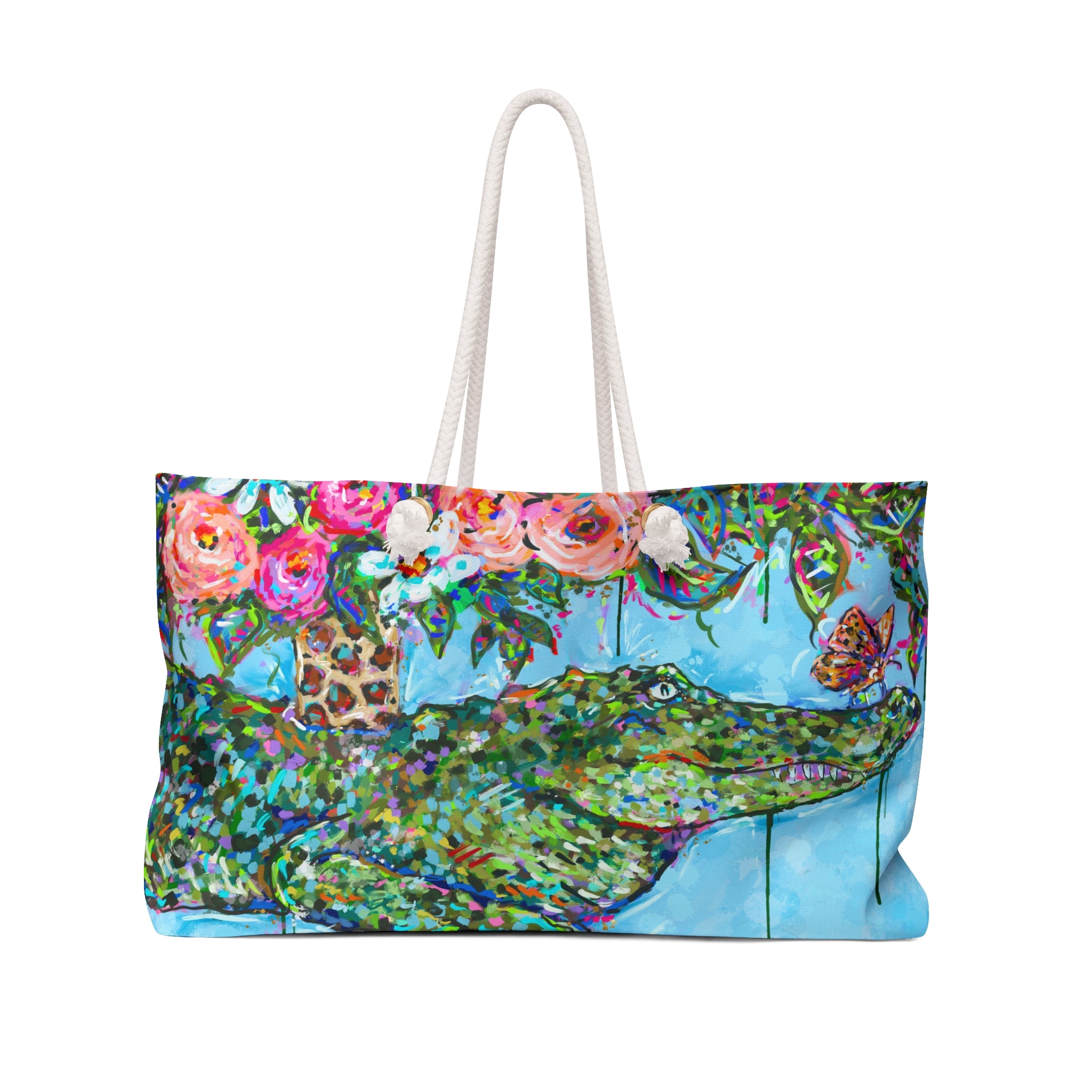 Alligator Bouquet Weekender Bag