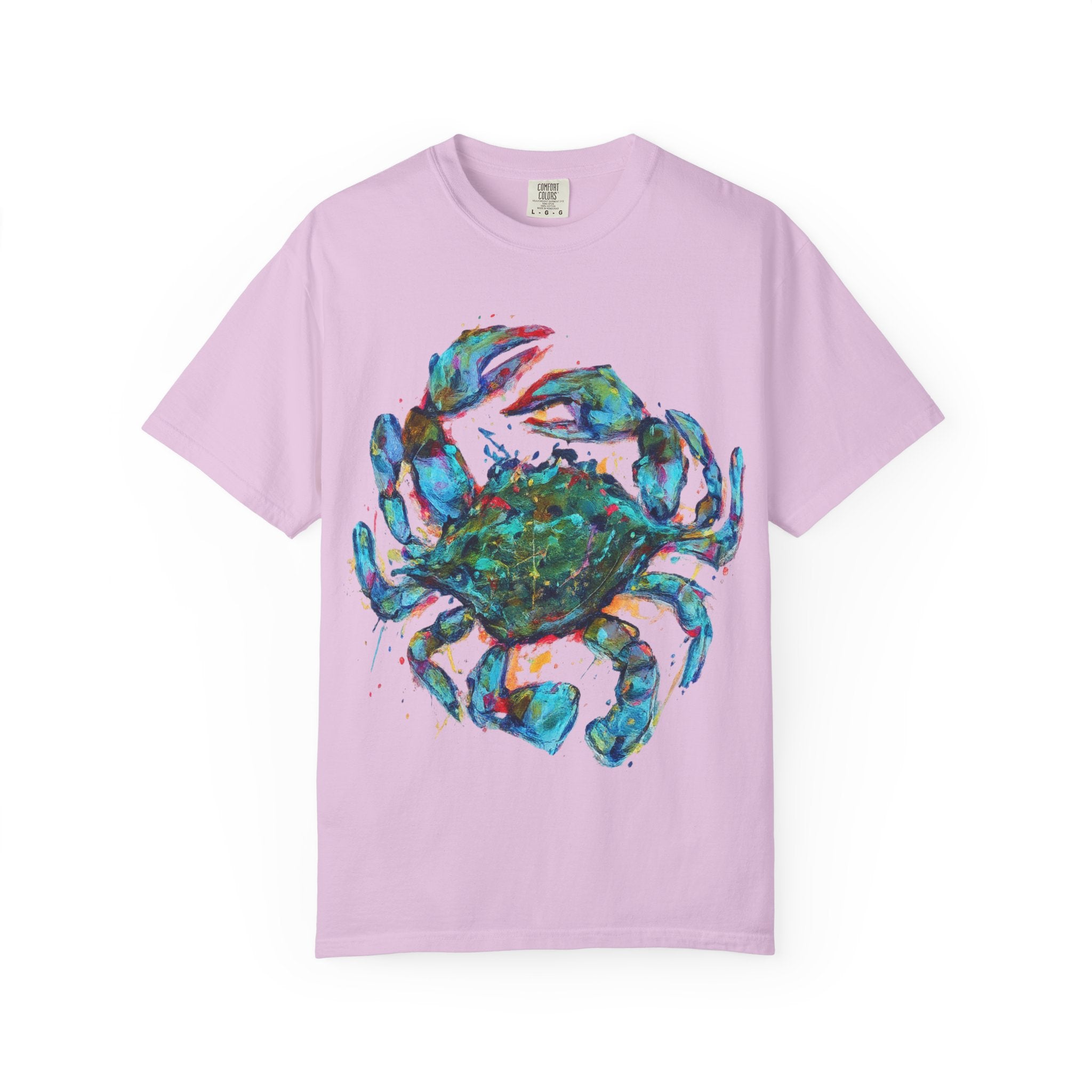 Blue Crab T-Shirt | Colorful Coastal Graphic Tee