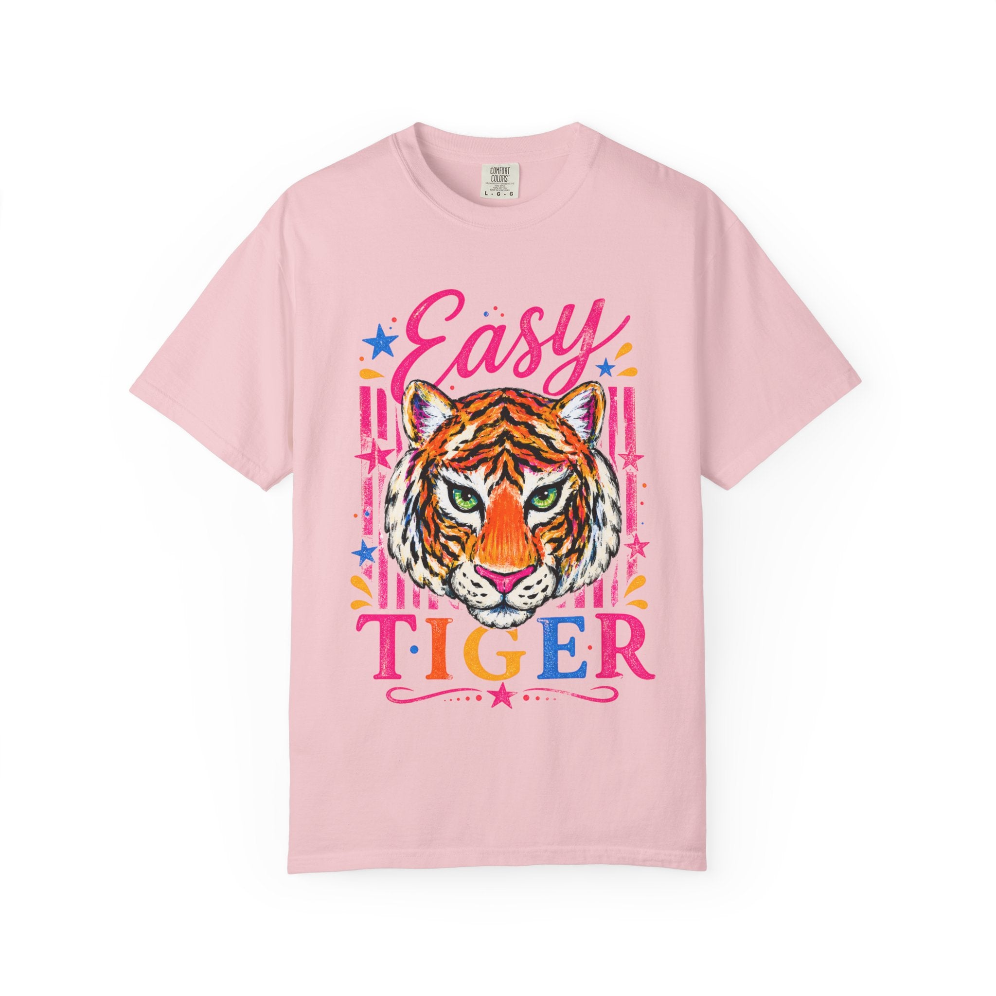 Easy Tiger T-Shirt | Colorful Tiger Graphic Tee