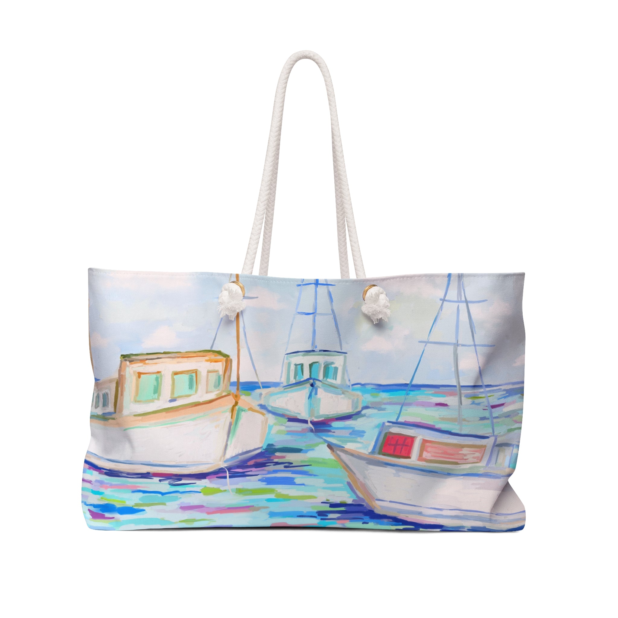 Fishing Boats Weekender Bag