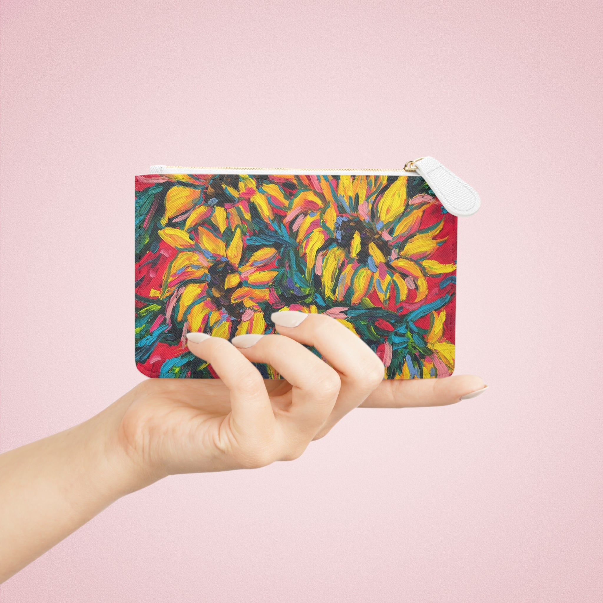 Sunflowers Mini Clutch Bag