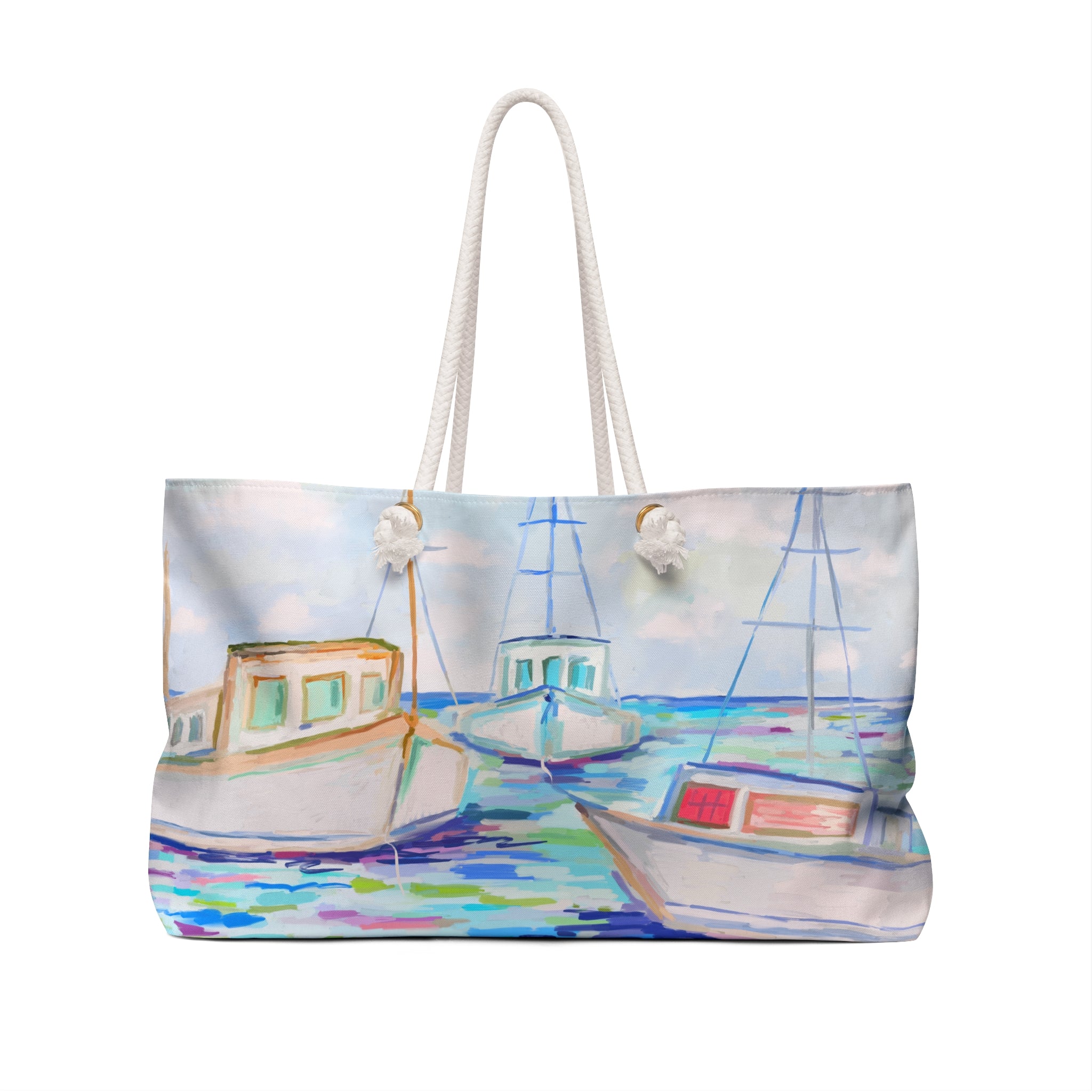 Fishing Boats Weekender Bag