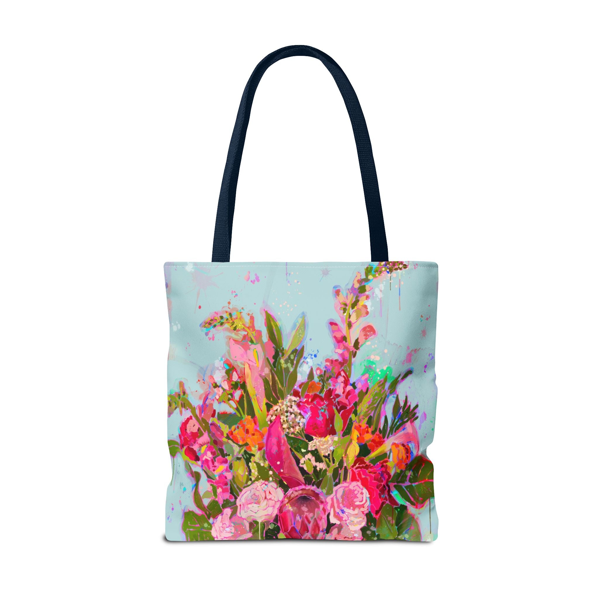 Brass Vase Floral Tote Bag