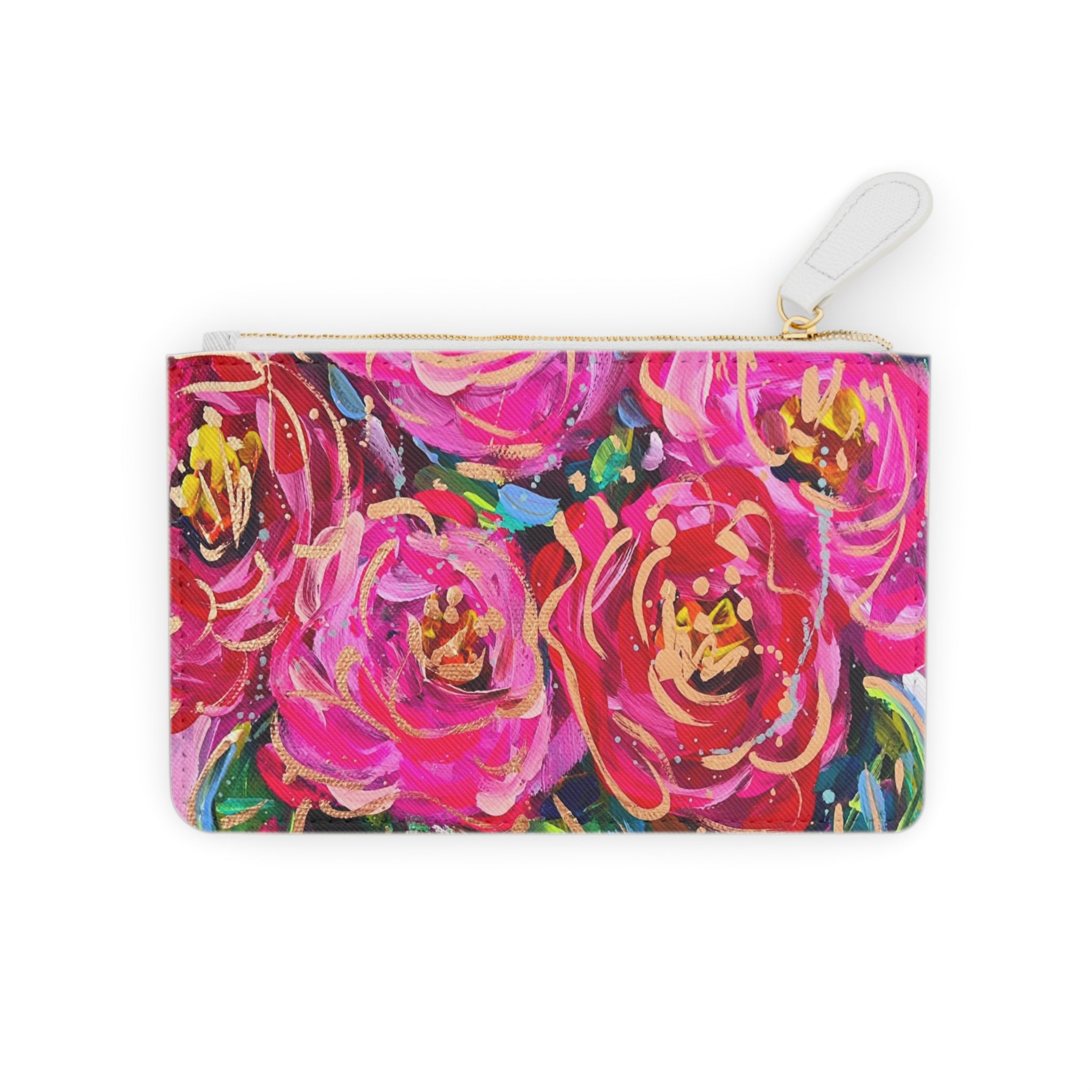 Red Roses Mini Clutch Bag