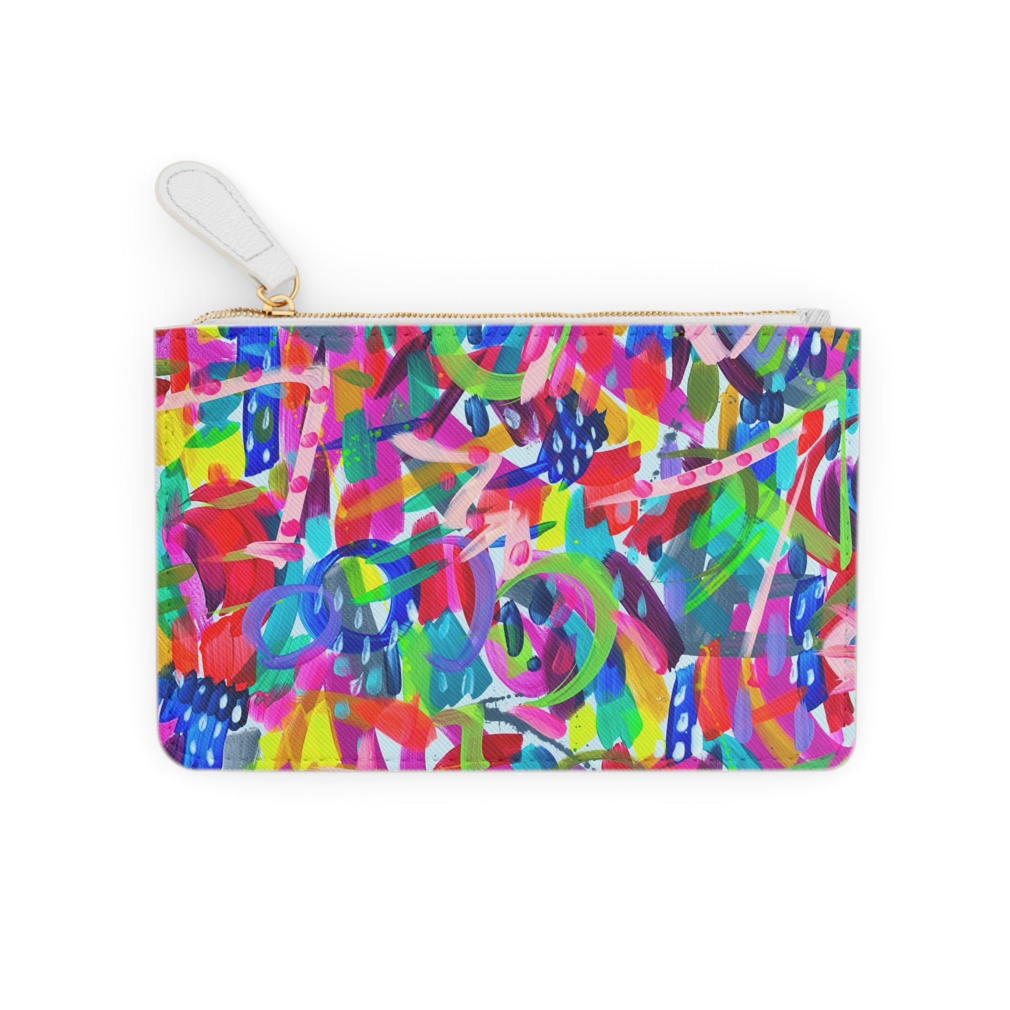 Abstract Mini Clutch Bag