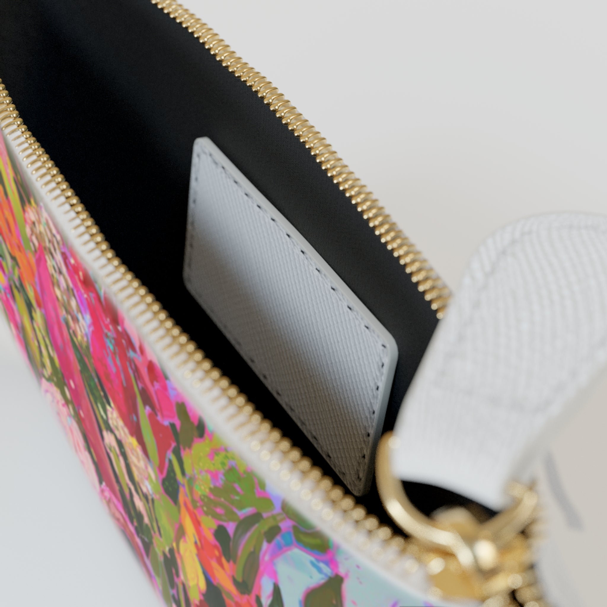 Brass Vase Bouquet Mini Clutch Bag