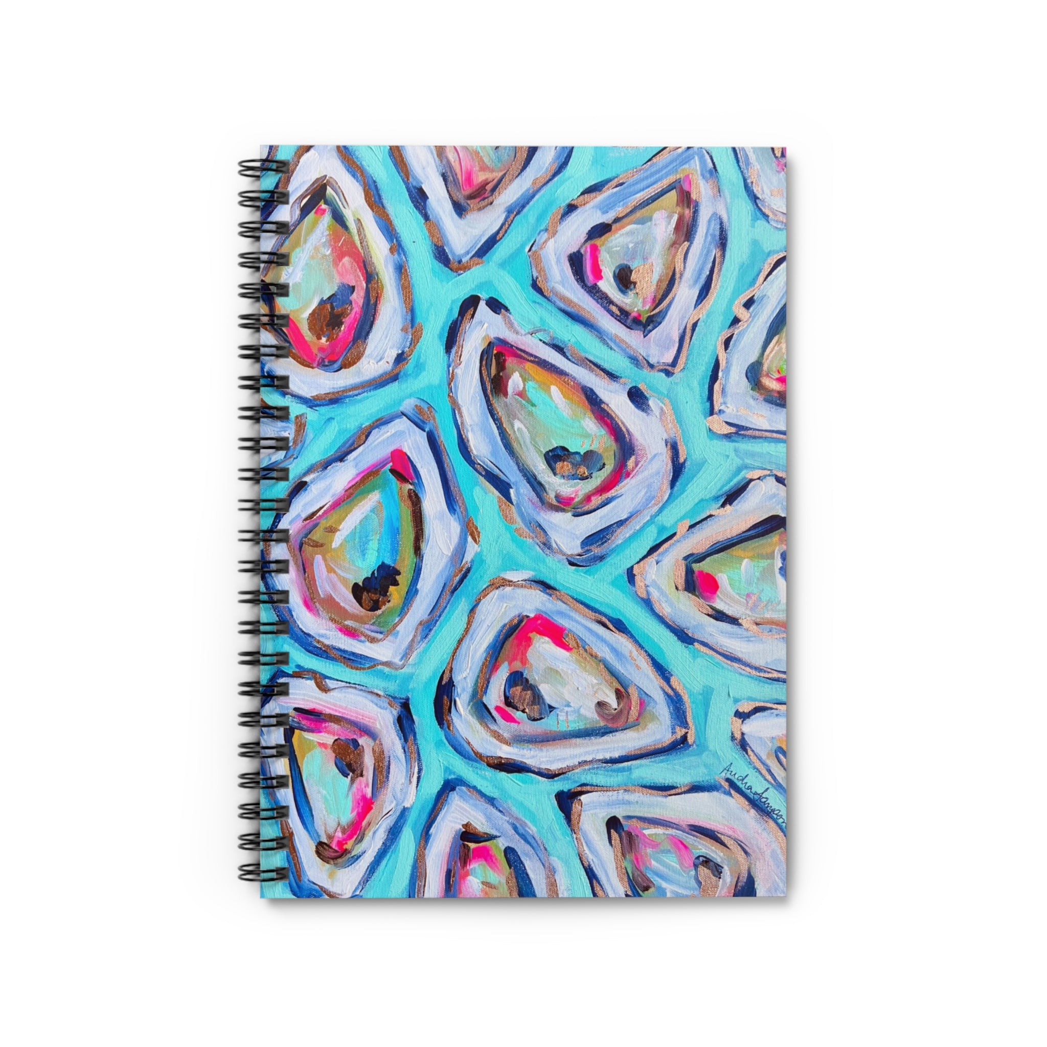 Oysters Spiral Notebook - Ruled Line