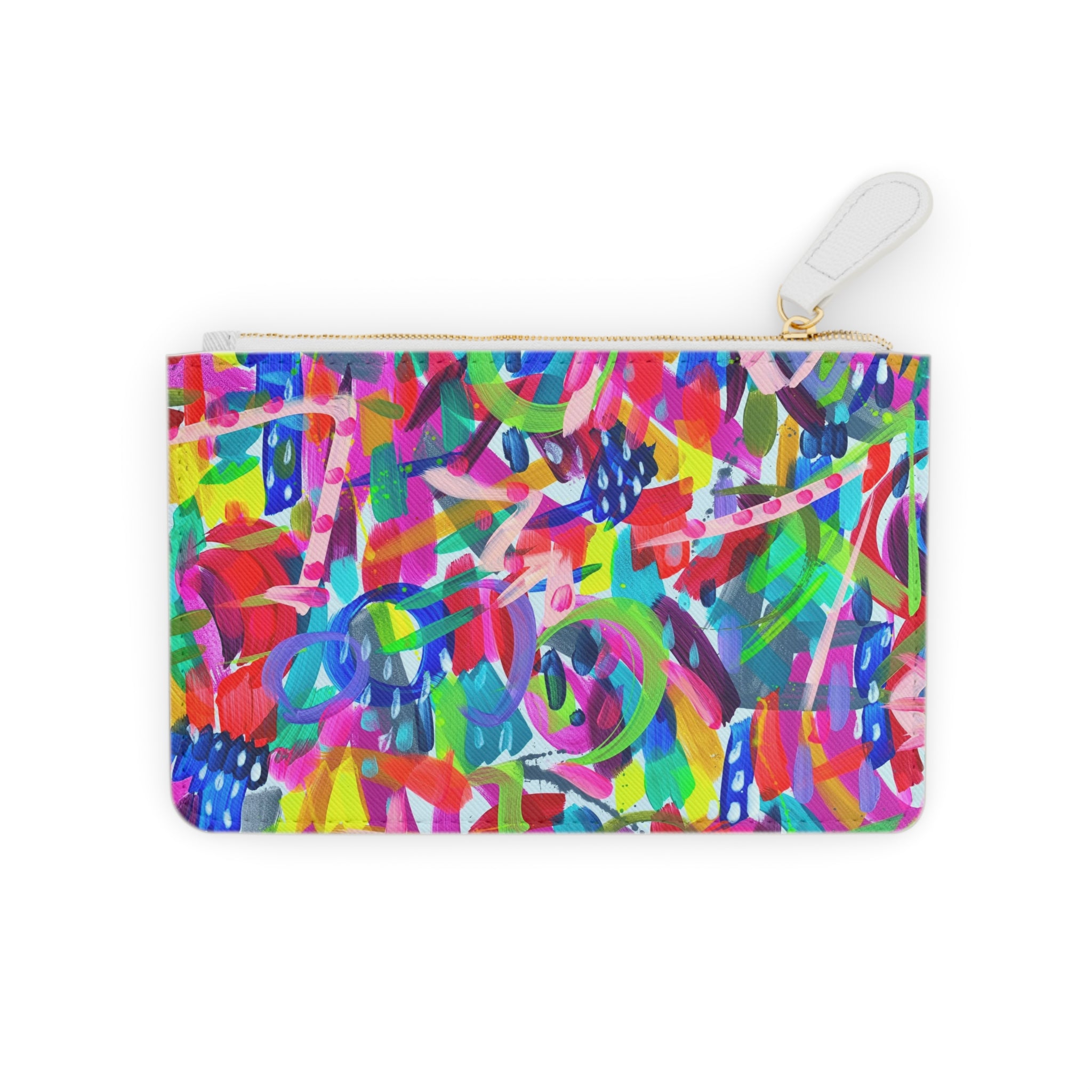 Abstract Mini Clutch Bag