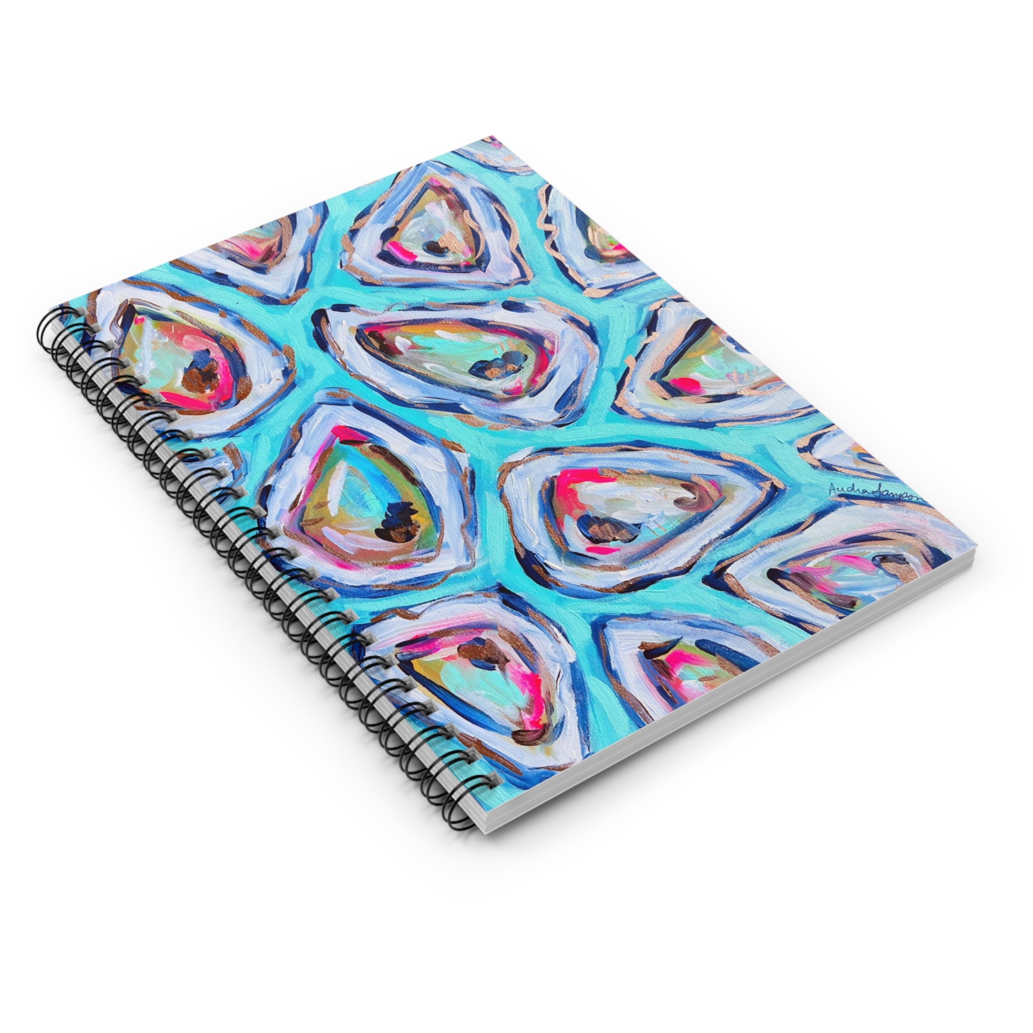 Oysters Spiral Notebook - Ruled Line