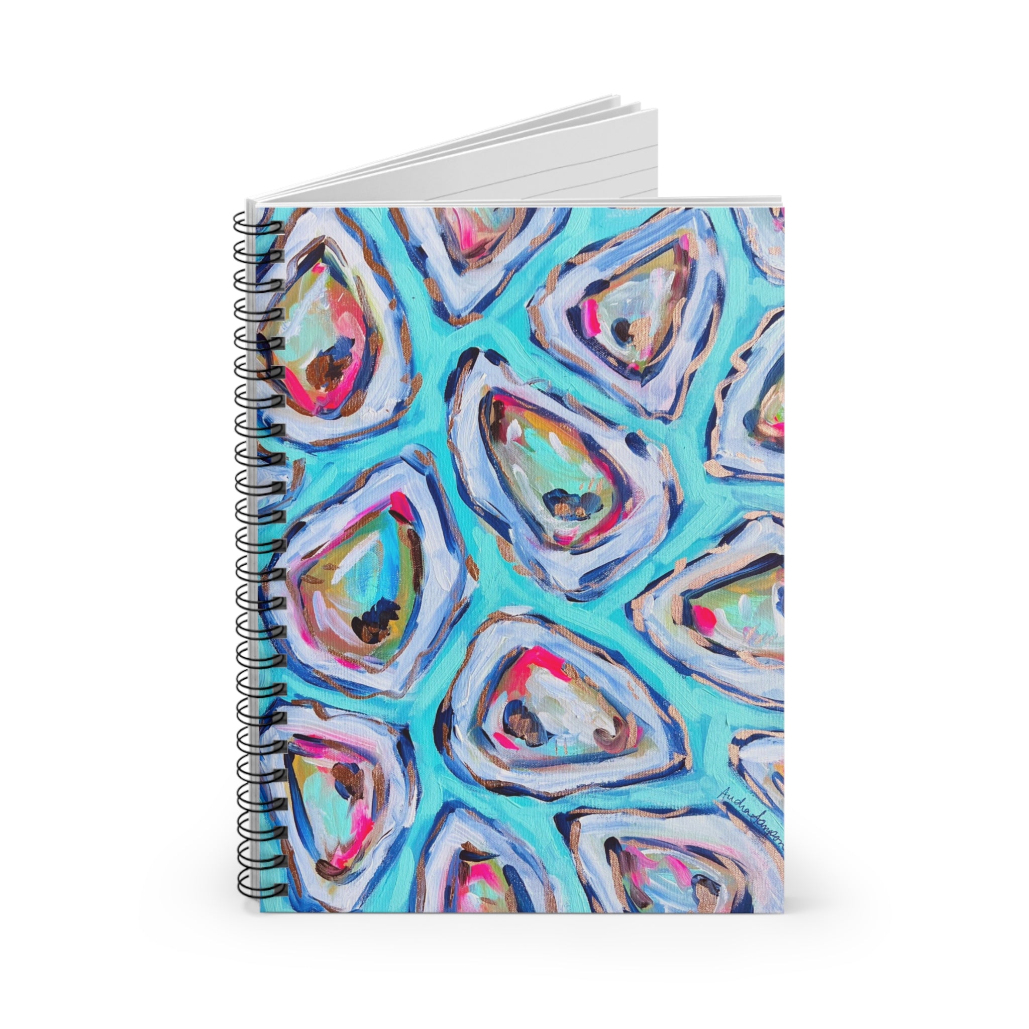 Oysters Spiral Notebook - Ruled Line