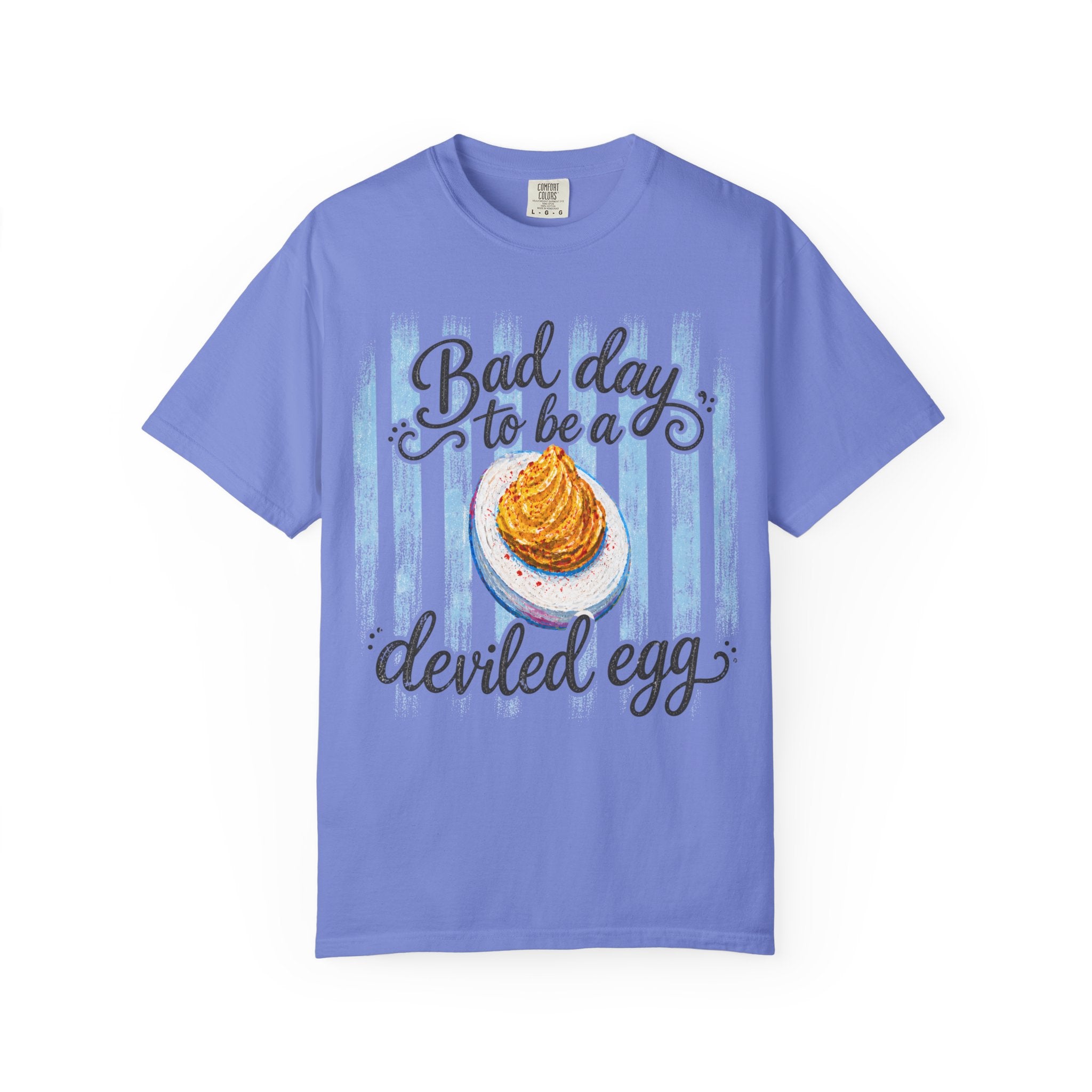 Bad Day To Be A Deviled Egg T-Shirt | Colorful Funny Graphic Tee