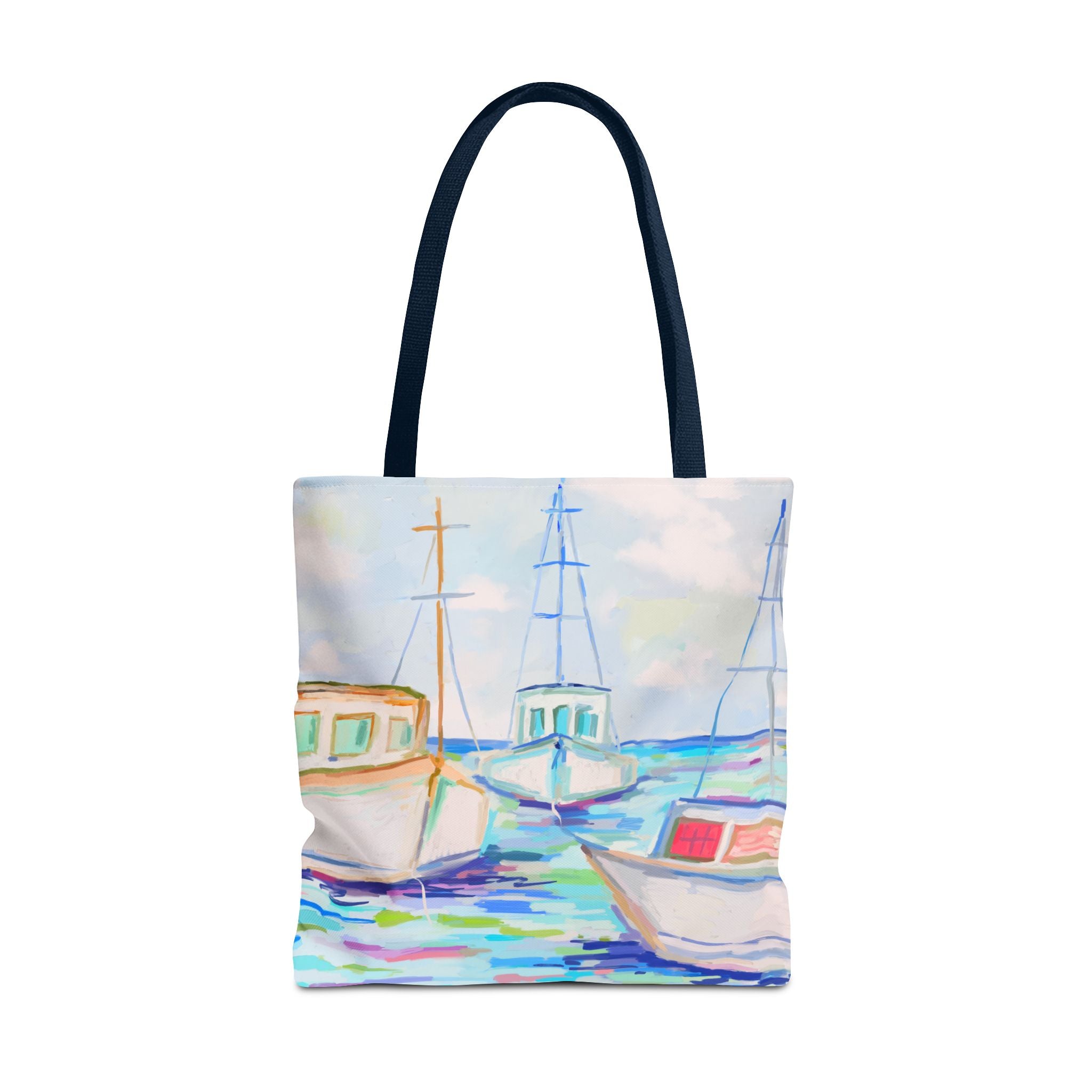 Fish Boats Tote Bag