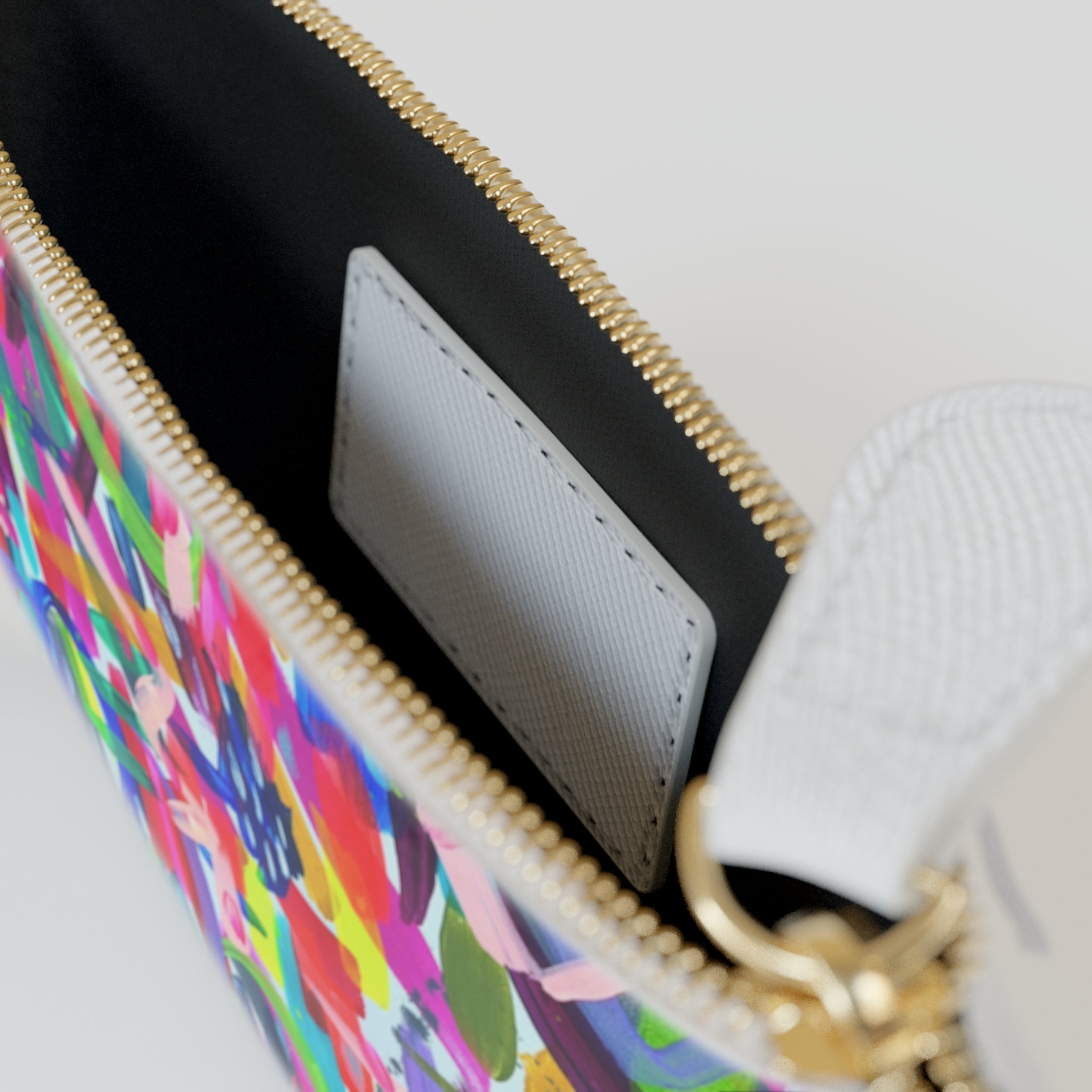 Abstract Mini Clutch Bag