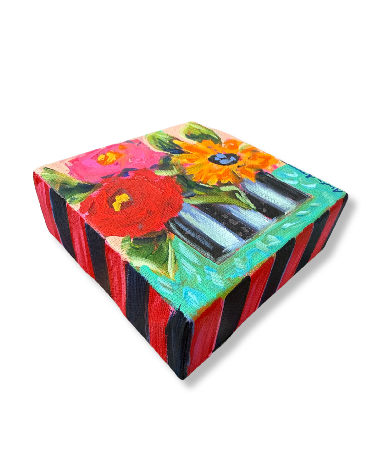 Floral Bouquet Original Painting | Whimsical Home Decor Art