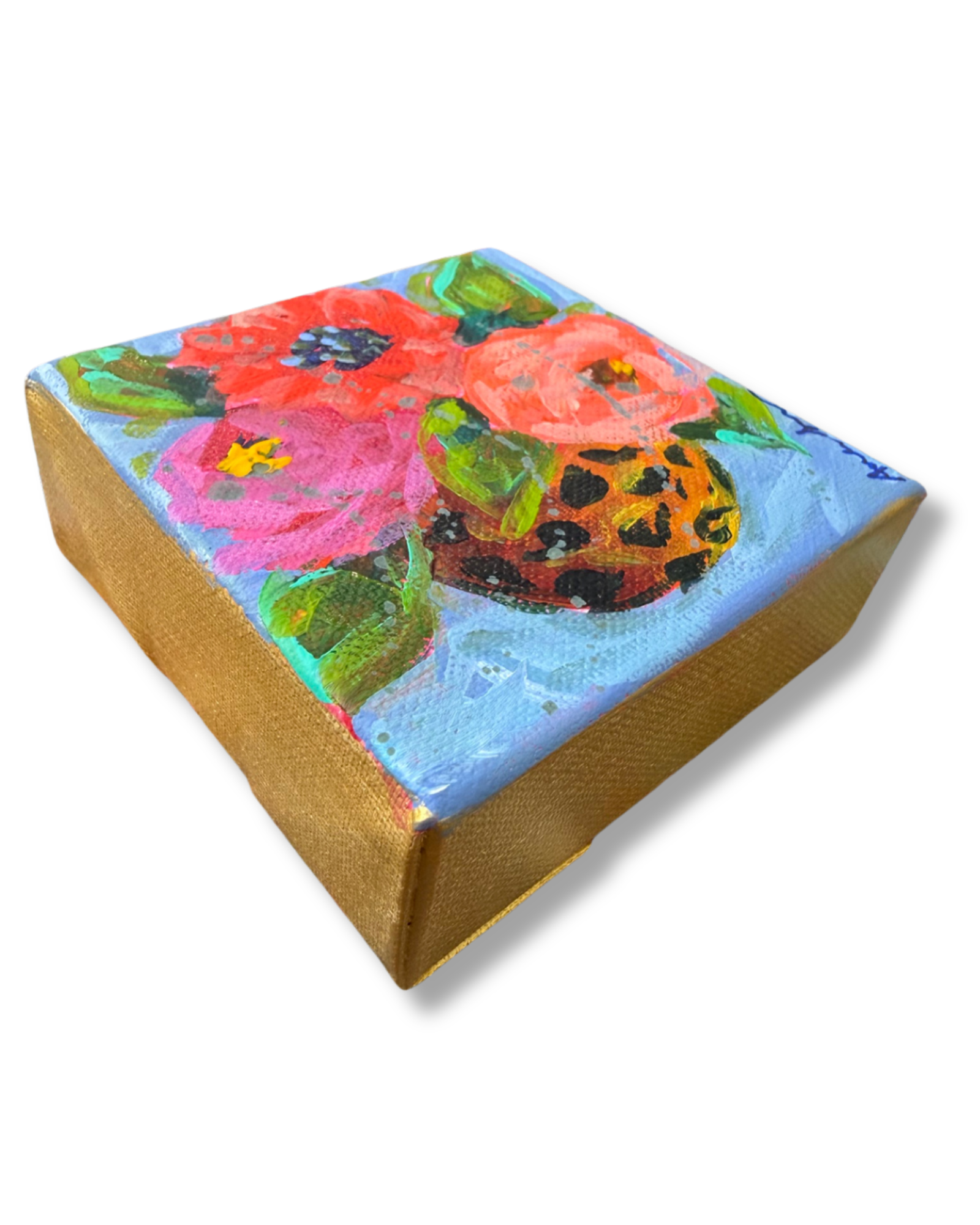 Floral Bouquet Original Painting | Whimsical Home Decor Art
