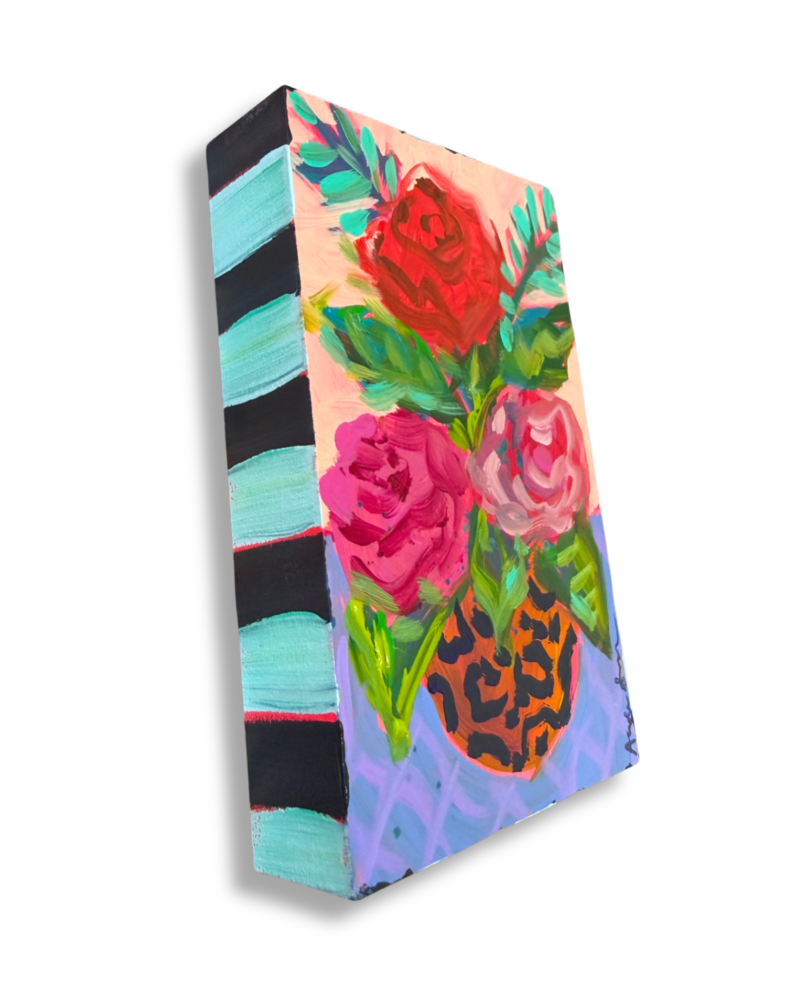 Floral Bouquet Original Painting | Whimsical Home Decor Art