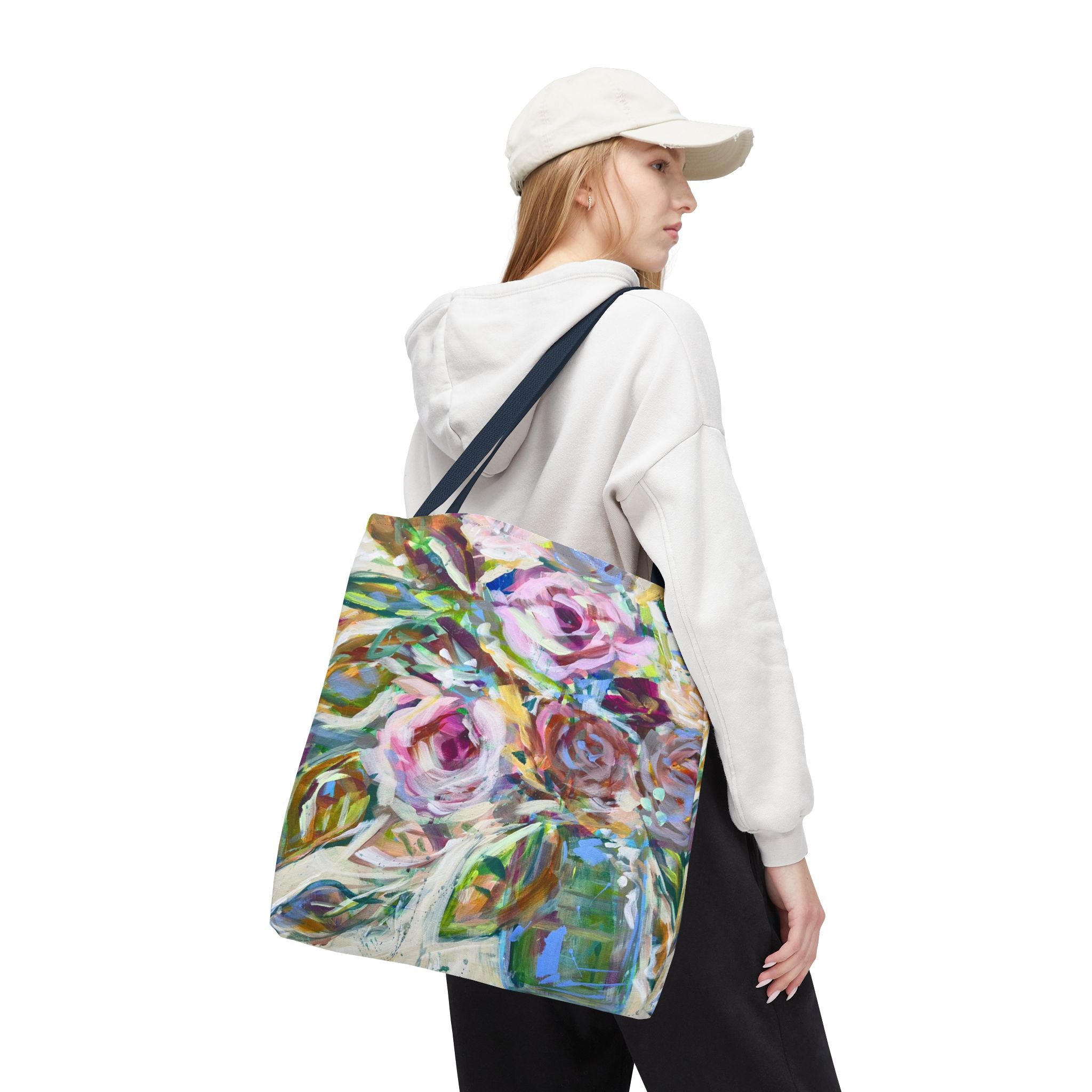 Muted Floral Tote Bag