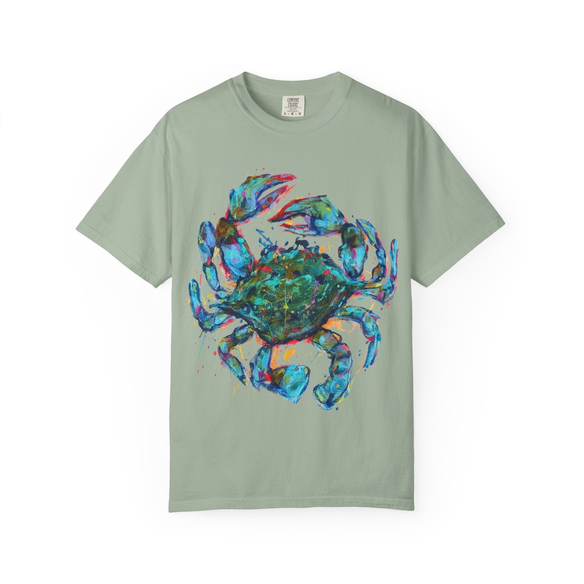 Blue Crab T-Shirt | Colorful Coastal Graphic Tee
