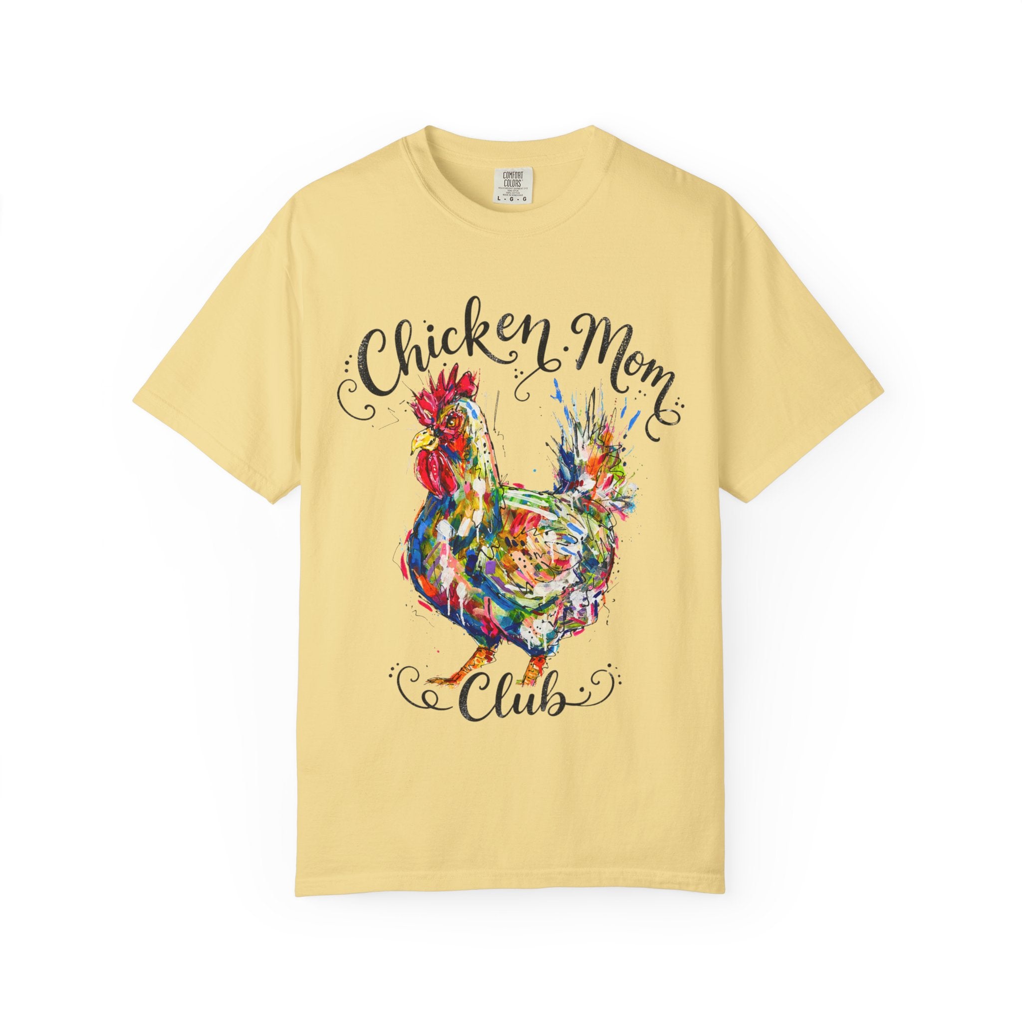 Chicken Mom Club T-Shirt | Colorful Funny Graphic Tee