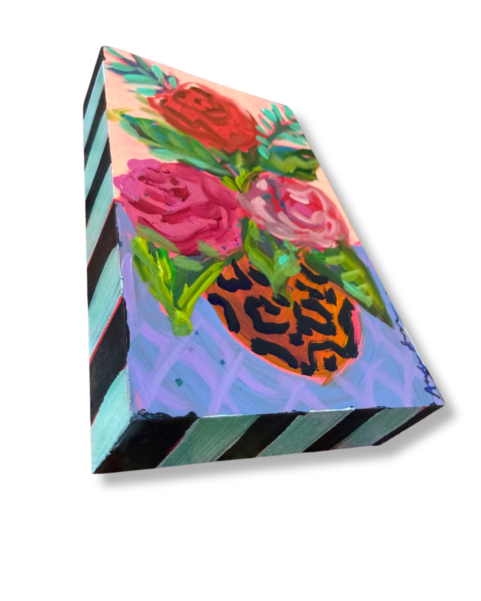 Floral Bouquet Original Painting | Whimsical Home Decor Art