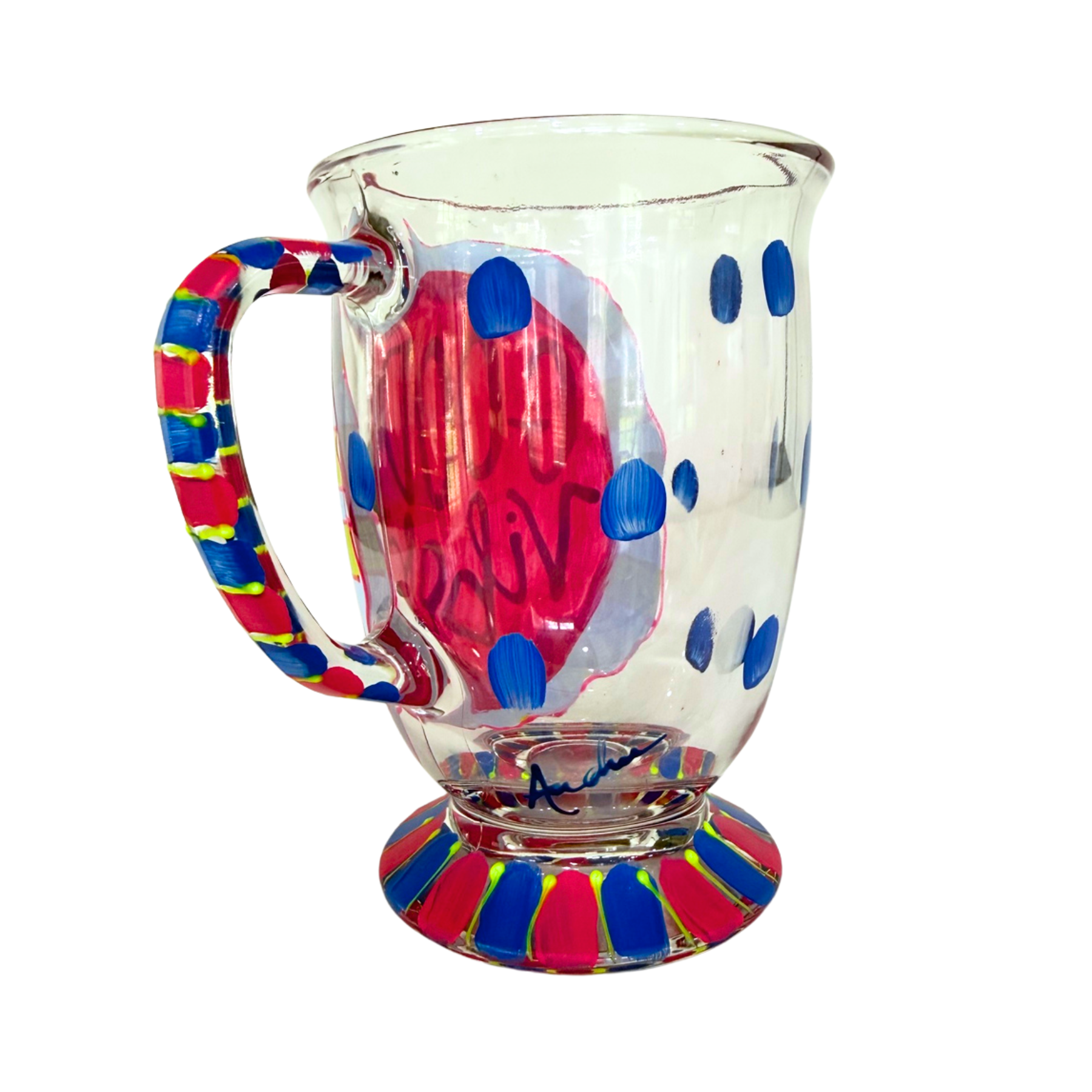Good Vibes Hand Painted Coffee Mug