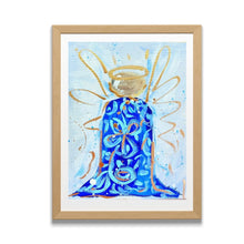 Load image into Gallery viewer, Blue and White Angel Reproduction Print