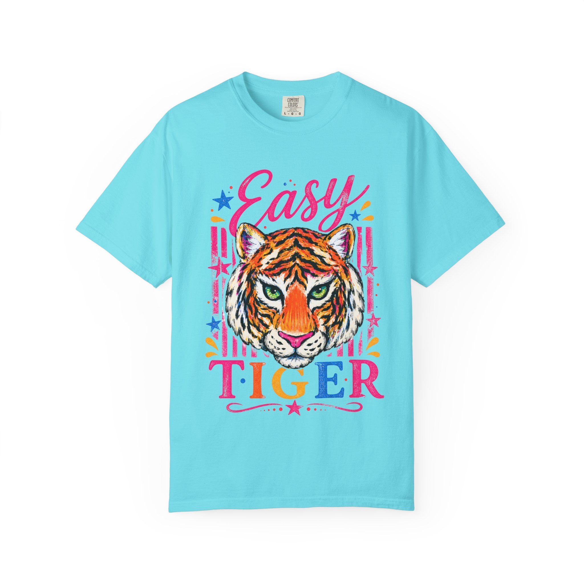 Easy Tiger T-Shirt | Colorful Tiger Graphic Tee
