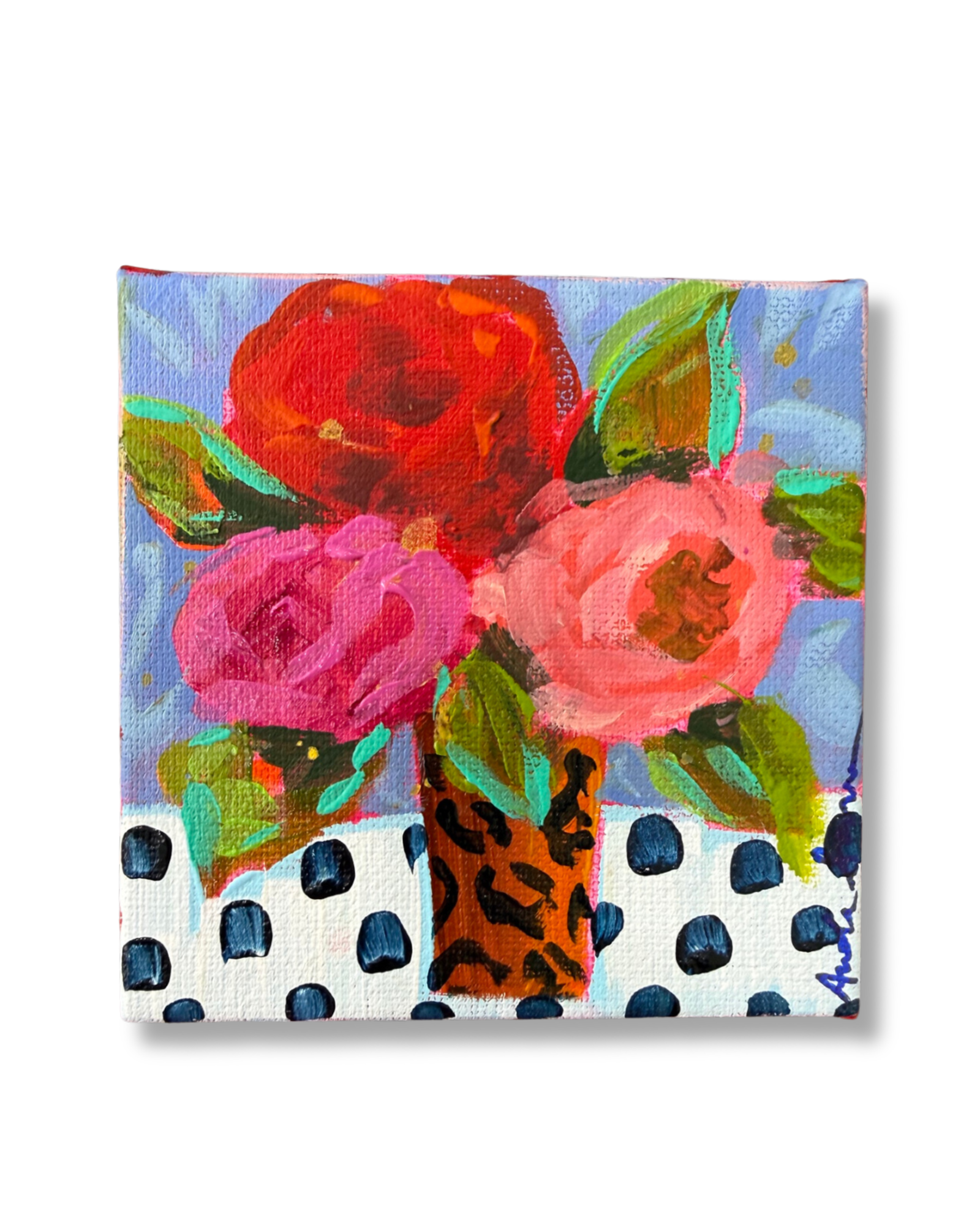 Floral Bouquet Original Painting | Whimsical Home Decor Art