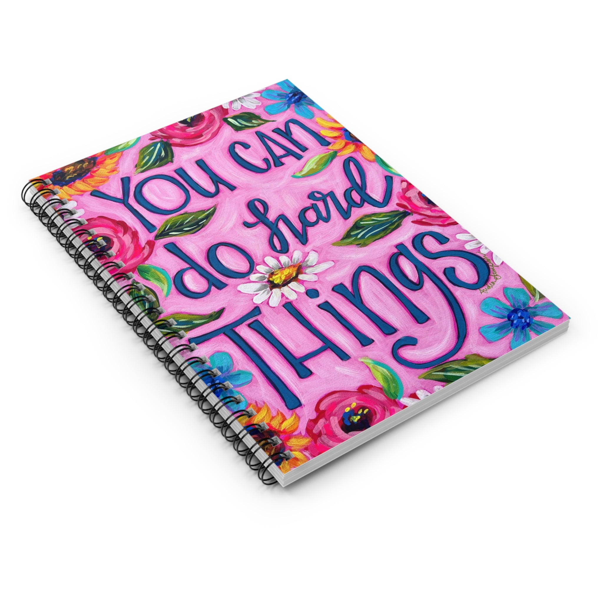 You Can Do Hard Things Spiral Notebook - Ruled Line