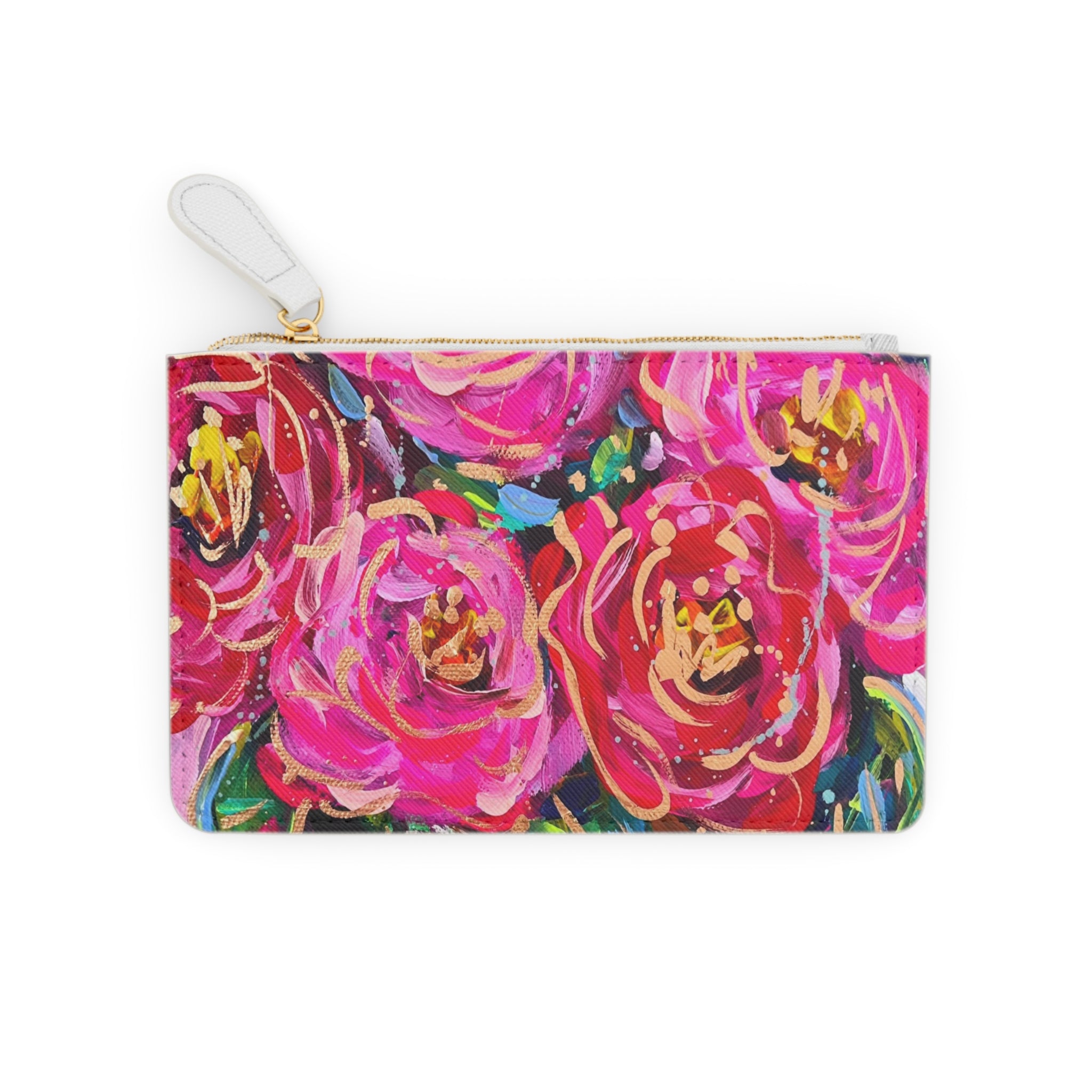 Red Roses Mini Clutch Bag