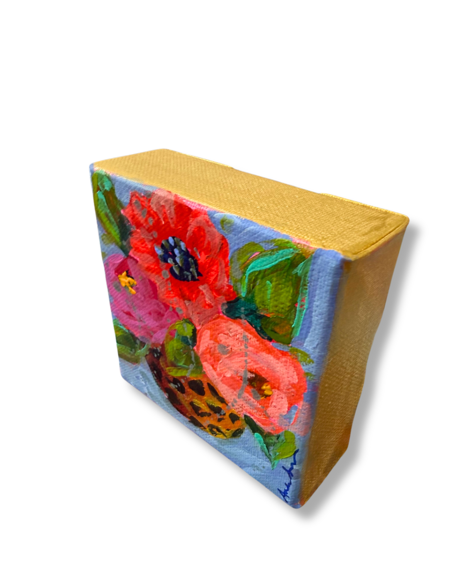 Floral Bouquet Original Painting | Whimsical Home Decor Art