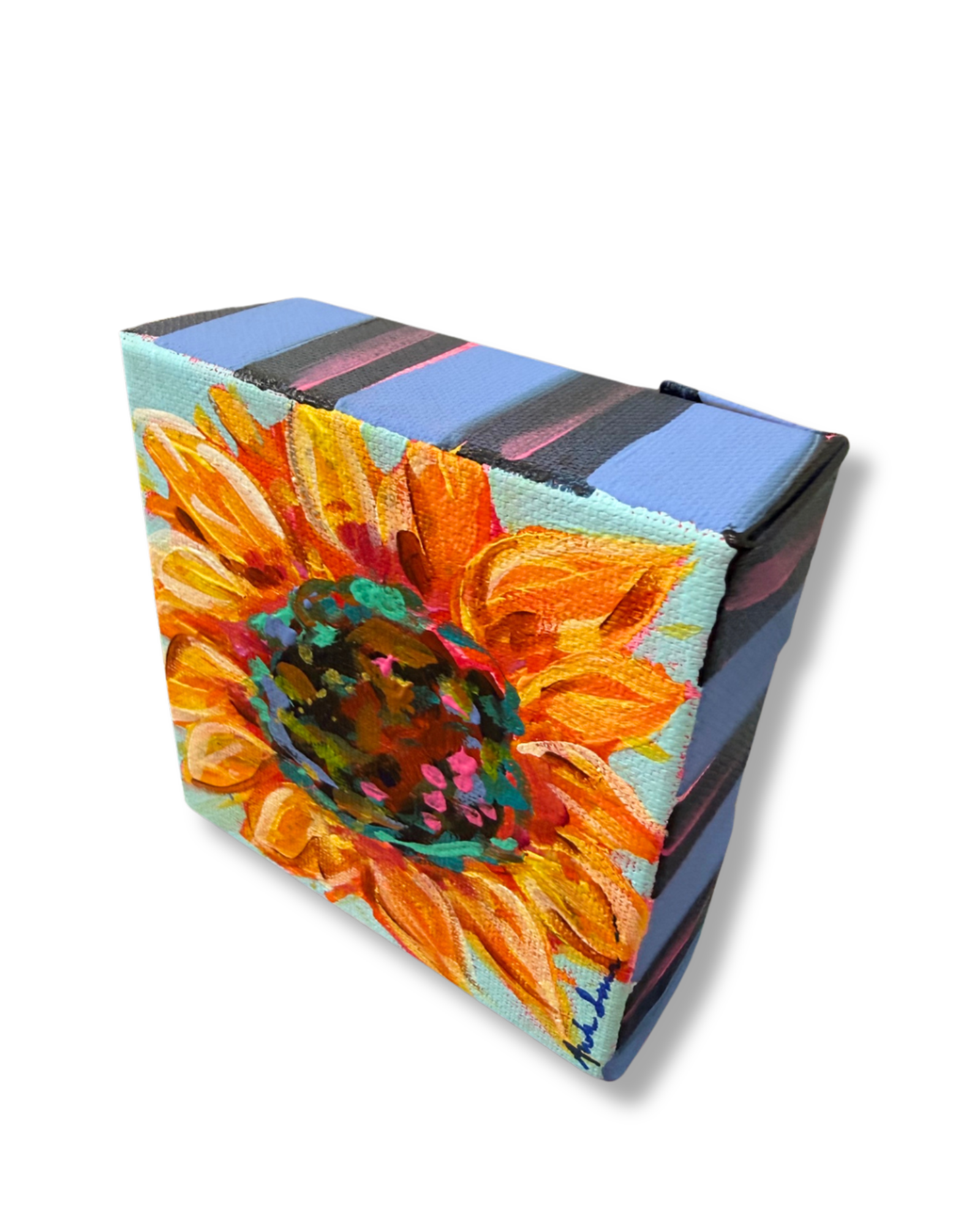 Sunflower Original Painting | Whimsical Home Decor Art