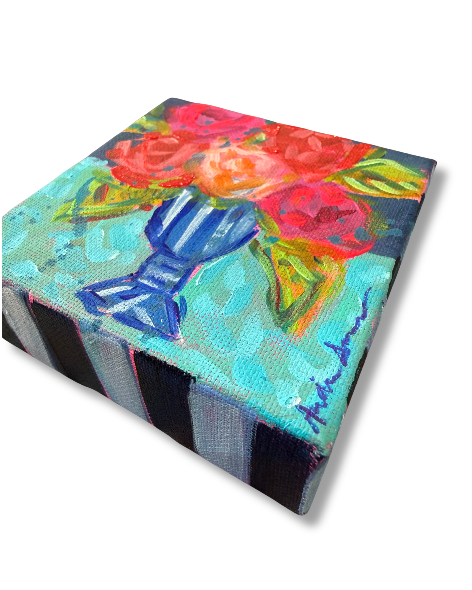 Floral Bouquet Original Painting | Whimsical Home Decor Art