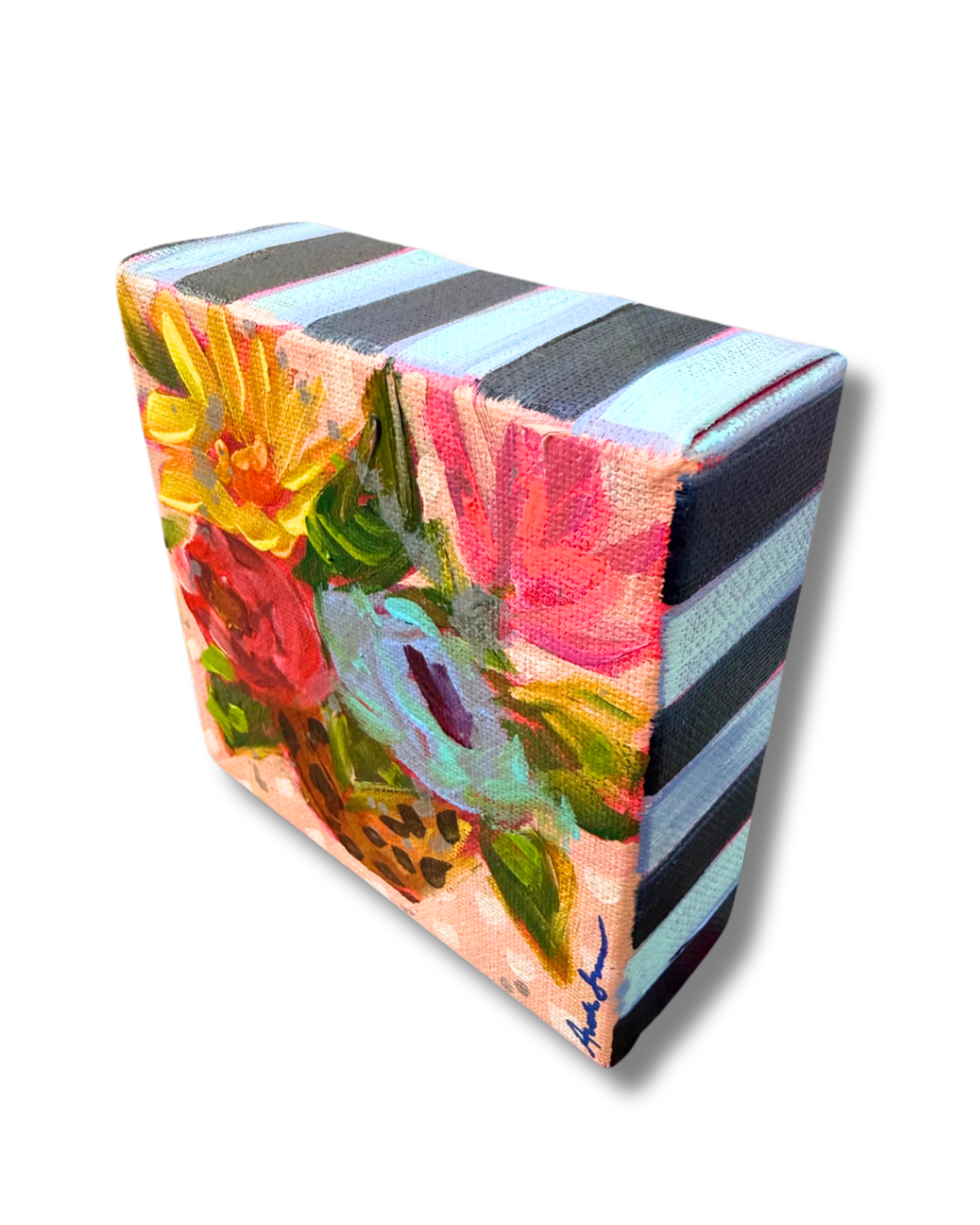 Floral Bouquet Original Painting | Whimsical Home Decor Art