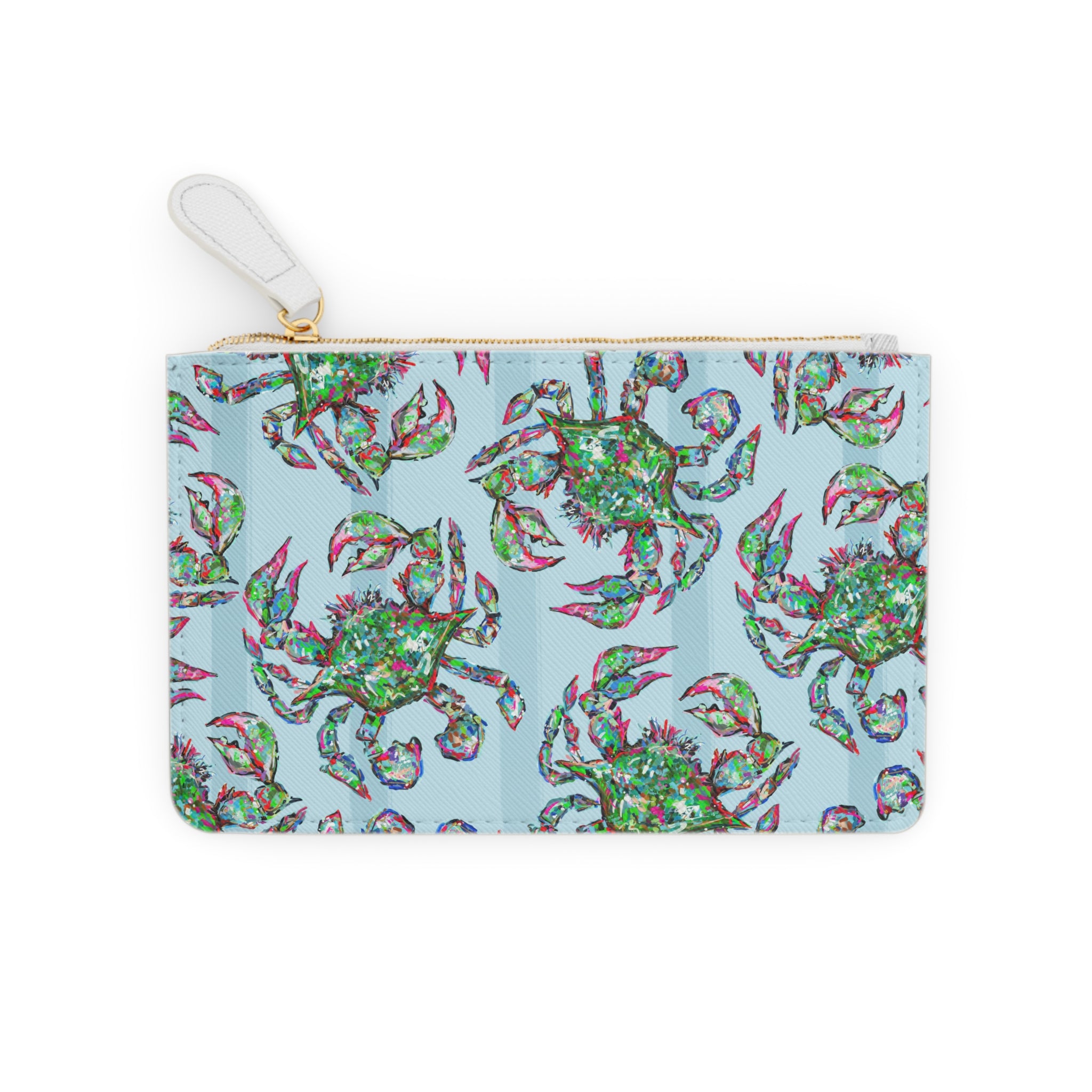 Blue Crabs Mini Clutch Bag