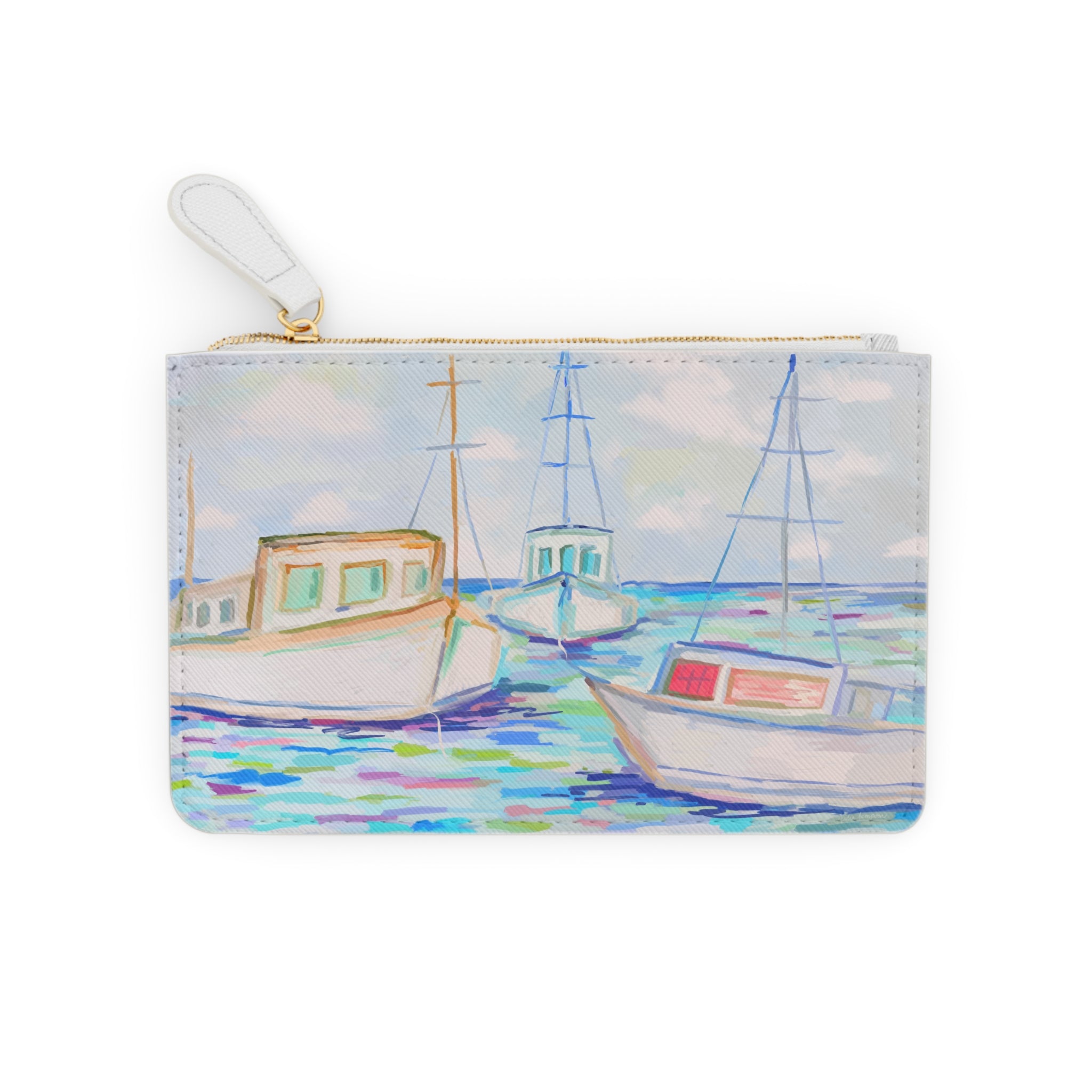 Fishing Boats Mini Clutch Bag