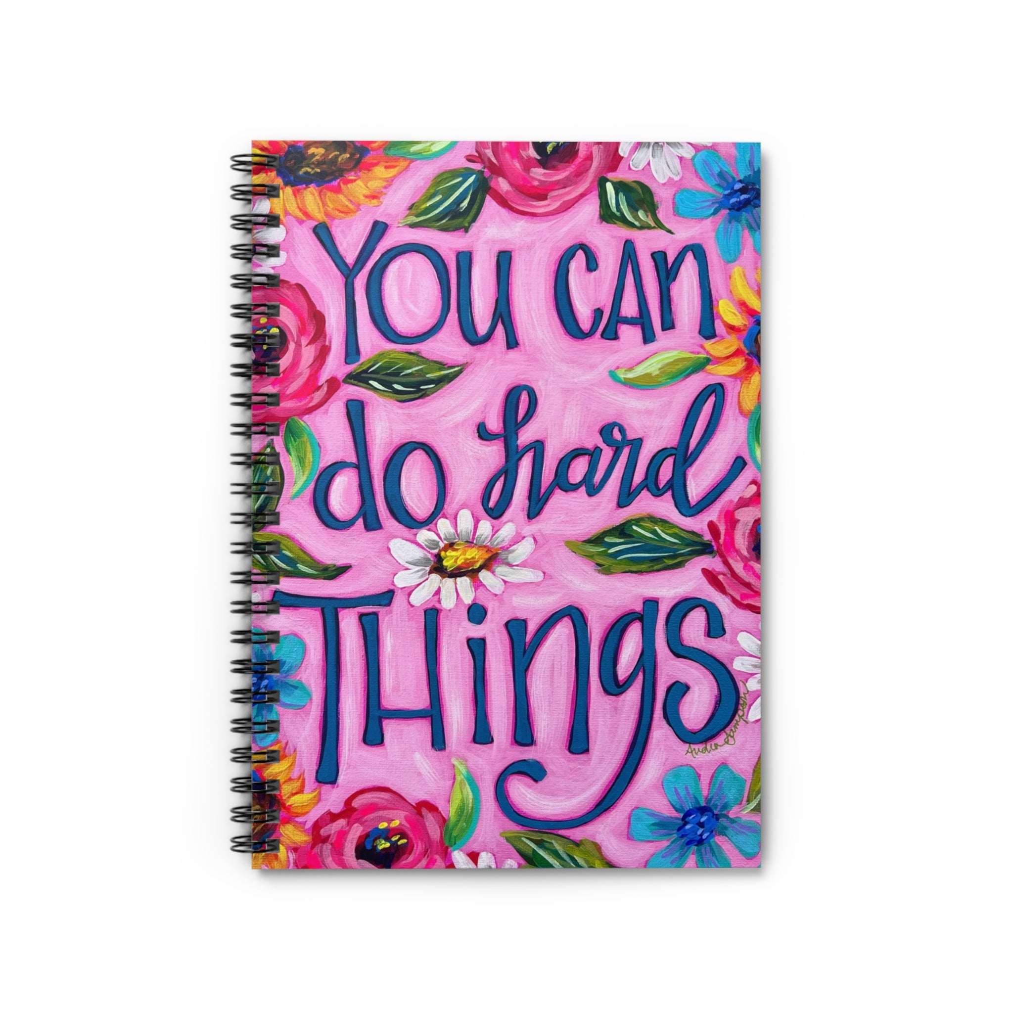 You Can Do Hard Things Spiral Notebook - Ruled Line