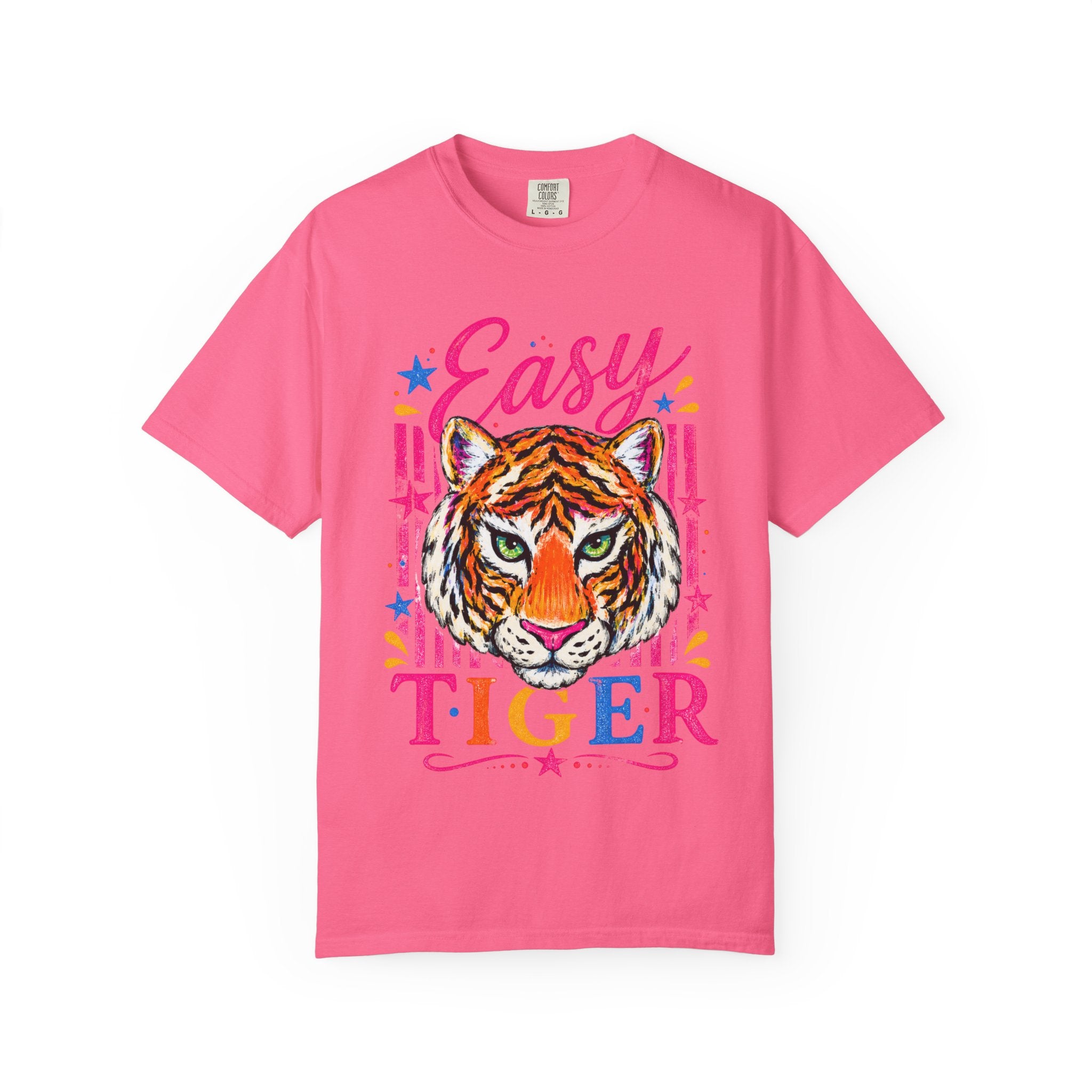 Easy Tiger T-Shirt | Colorful Tiger Graphic Tee