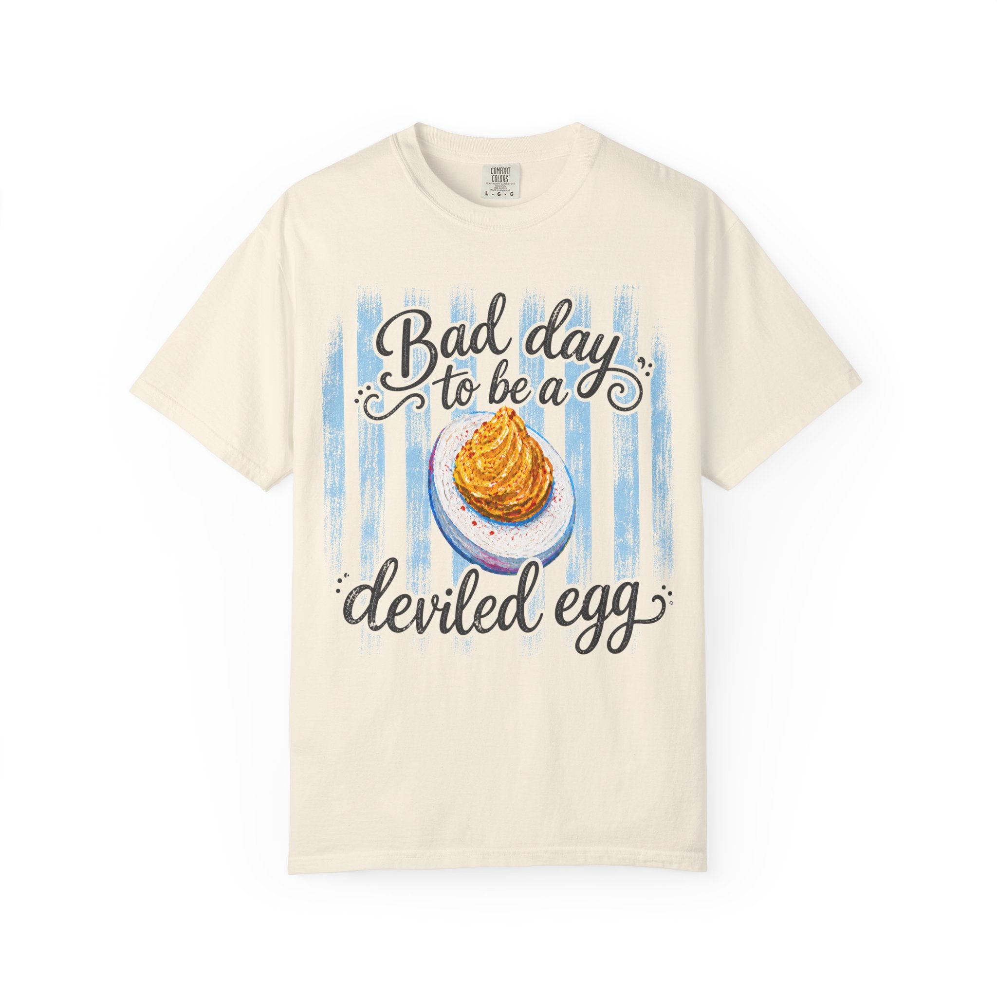 Bad Day To Be A Deviled Egg T-Shirt | Colorful Funny Graphic Tee