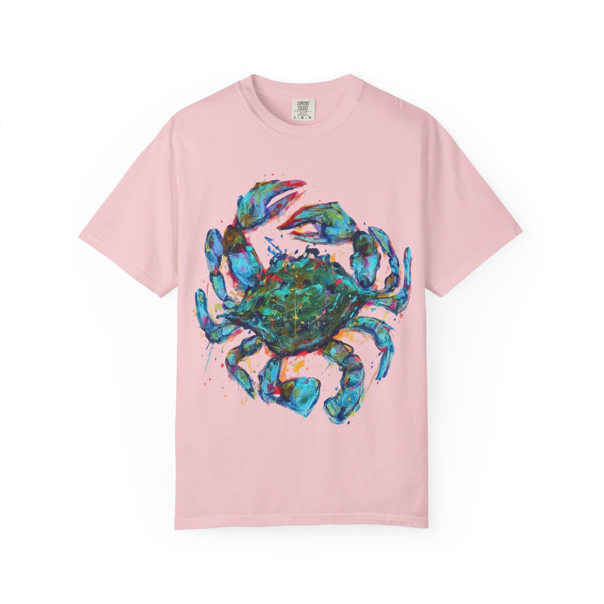Blue Crab T-Shirt | Colorful Coastal Graphic Tee