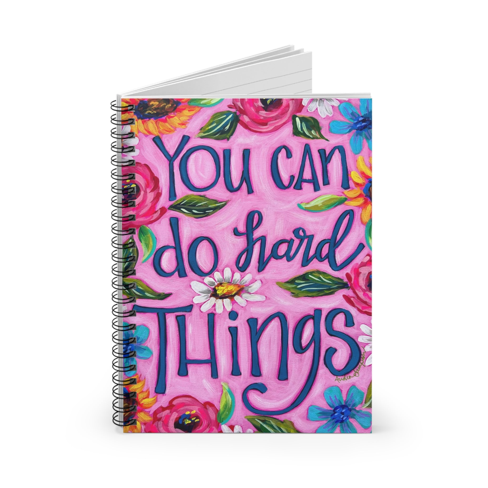 You Can Do Hard Things Spiral Notebook - Ruled Line