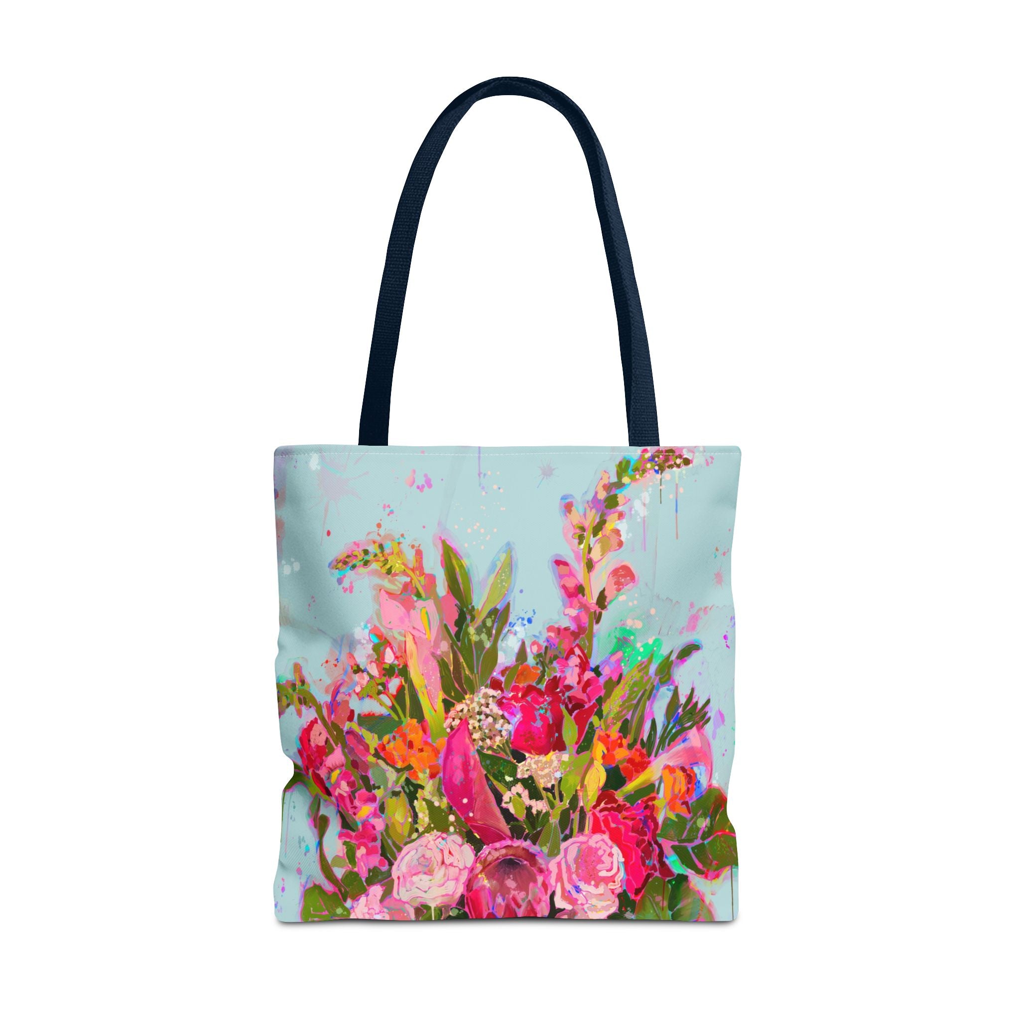 Brass Vase Floral Tote Bag