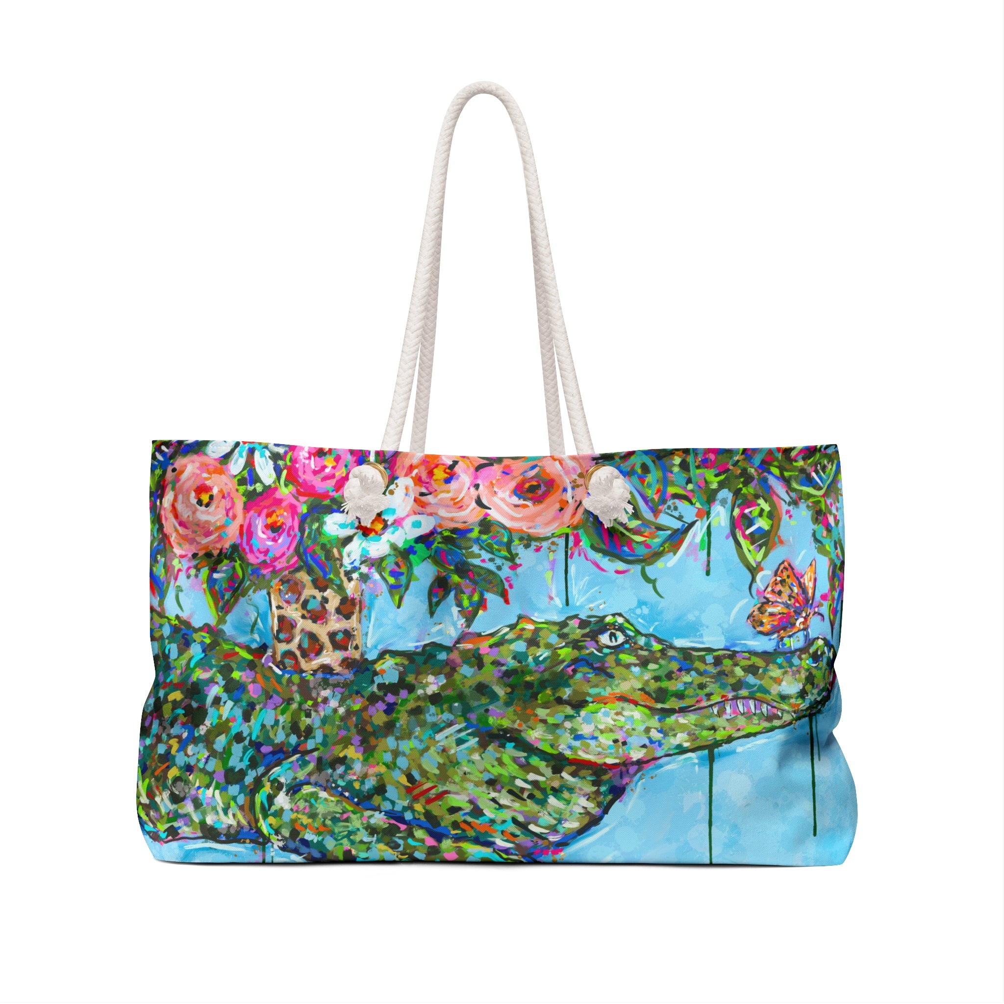 Alligator Bouquet Weekender Bag