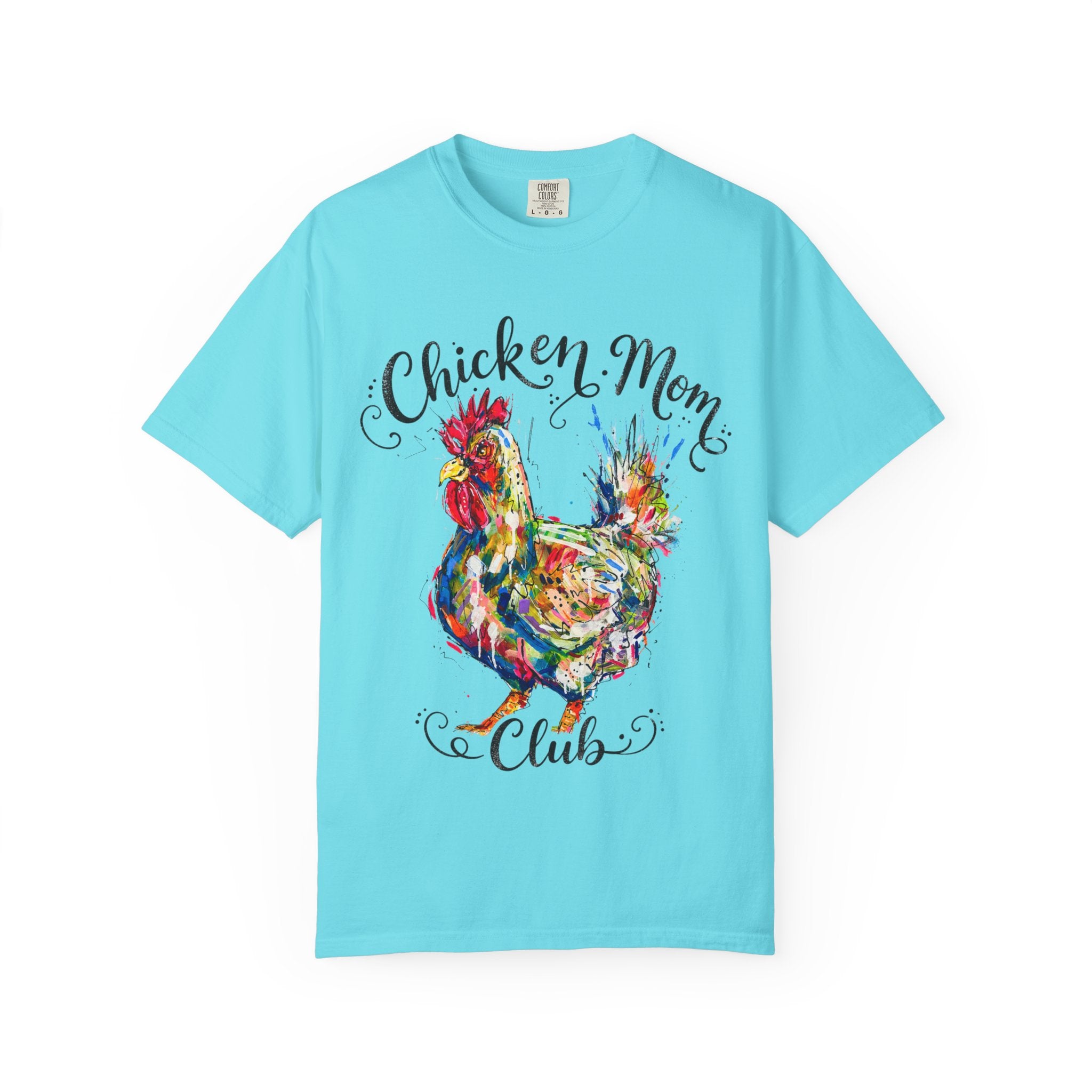 Chicken Mom Club T-Shirt | Colorful Funny Graphic Tee