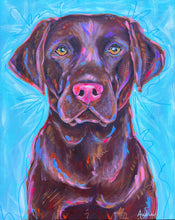 Load image into Gallery viewer, Chocolate Lab Reproduction Print