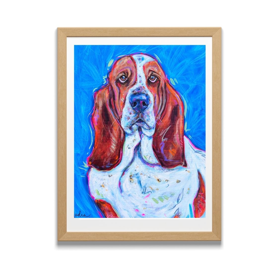 Bassett Hound Reproduction Print