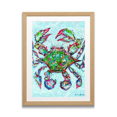 Blue Crab Reproduction Print