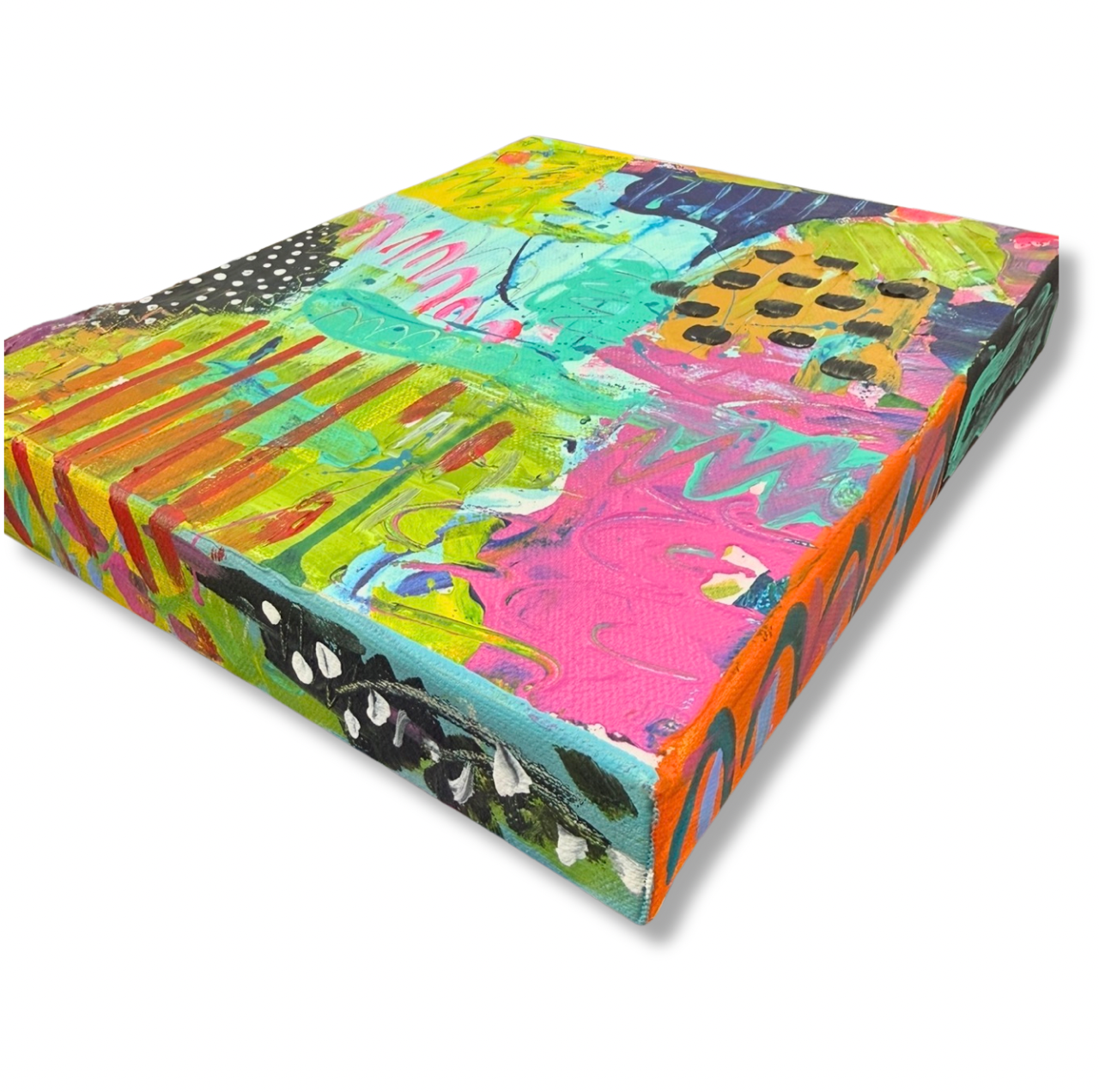 Good Noise - Original Abstract Painting 8x10 | Audra Style